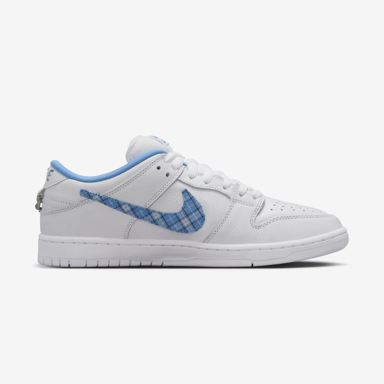 Nicole Hause x Nike SB Dunk Low Pro White / University Blue FZ8802-100