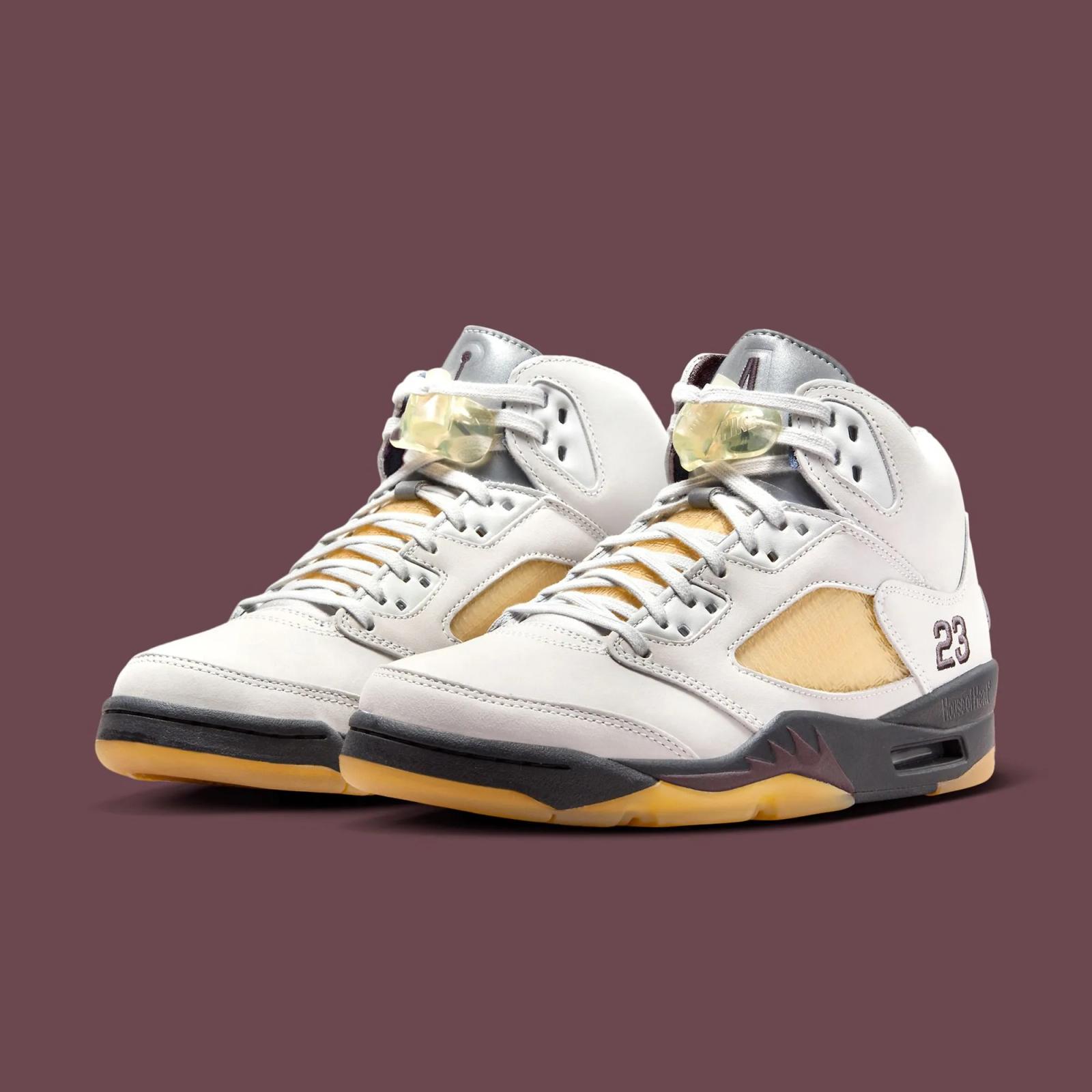 A Ma Maniere x Air Jordan 5 Retro Burgundy Crush IB1528-100