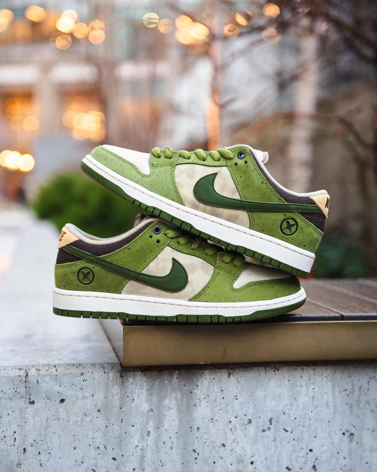 Yuto Horigome x Nike SB Dunk Low Pro Asparagus HF8022-300