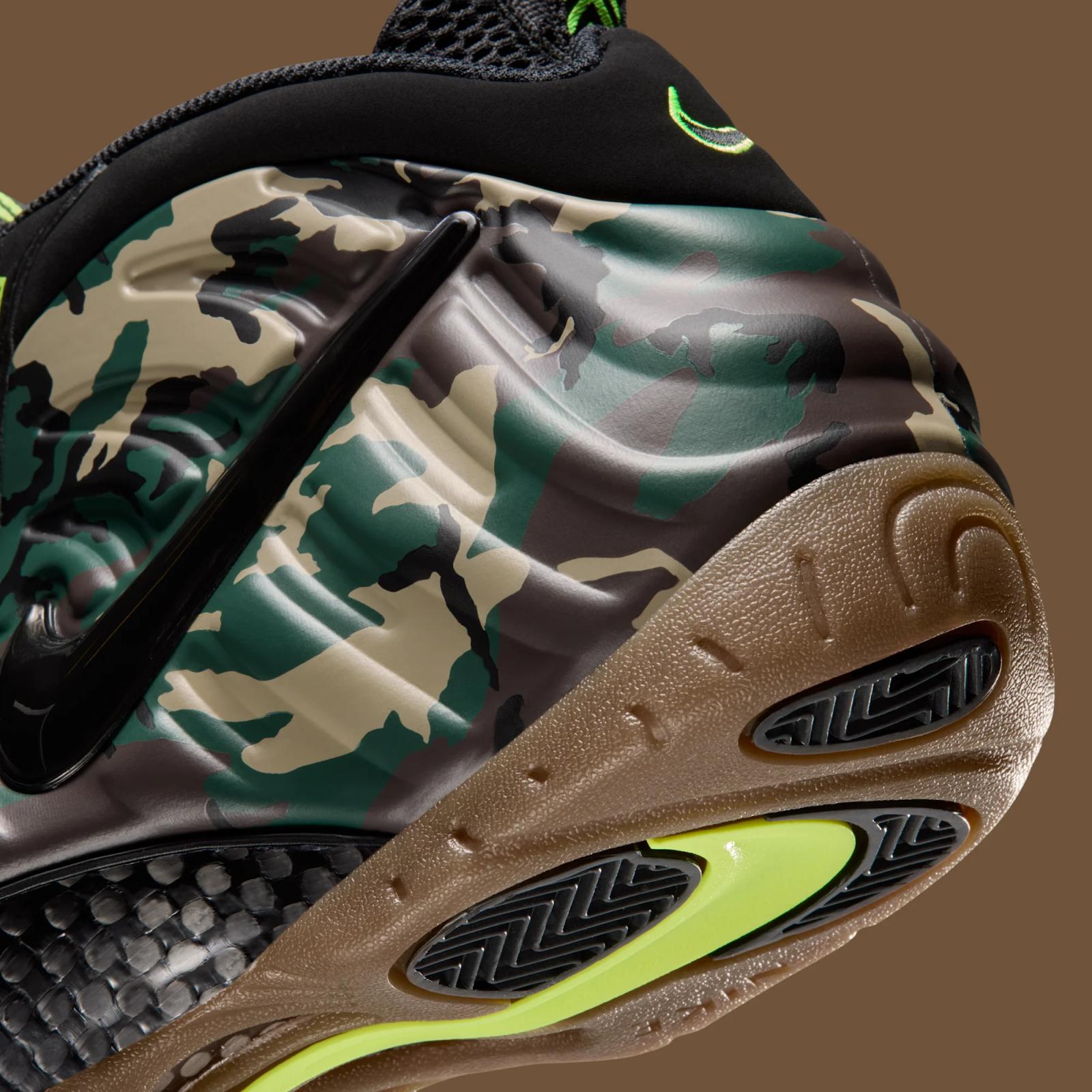 Nike Air Foamposite Pro Premium "Green Camo" returns August 21st, 2026