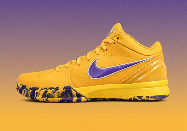 Nike Kobe 4 Protro "L.A. Lakers" University Gold/White/Fierce Purple