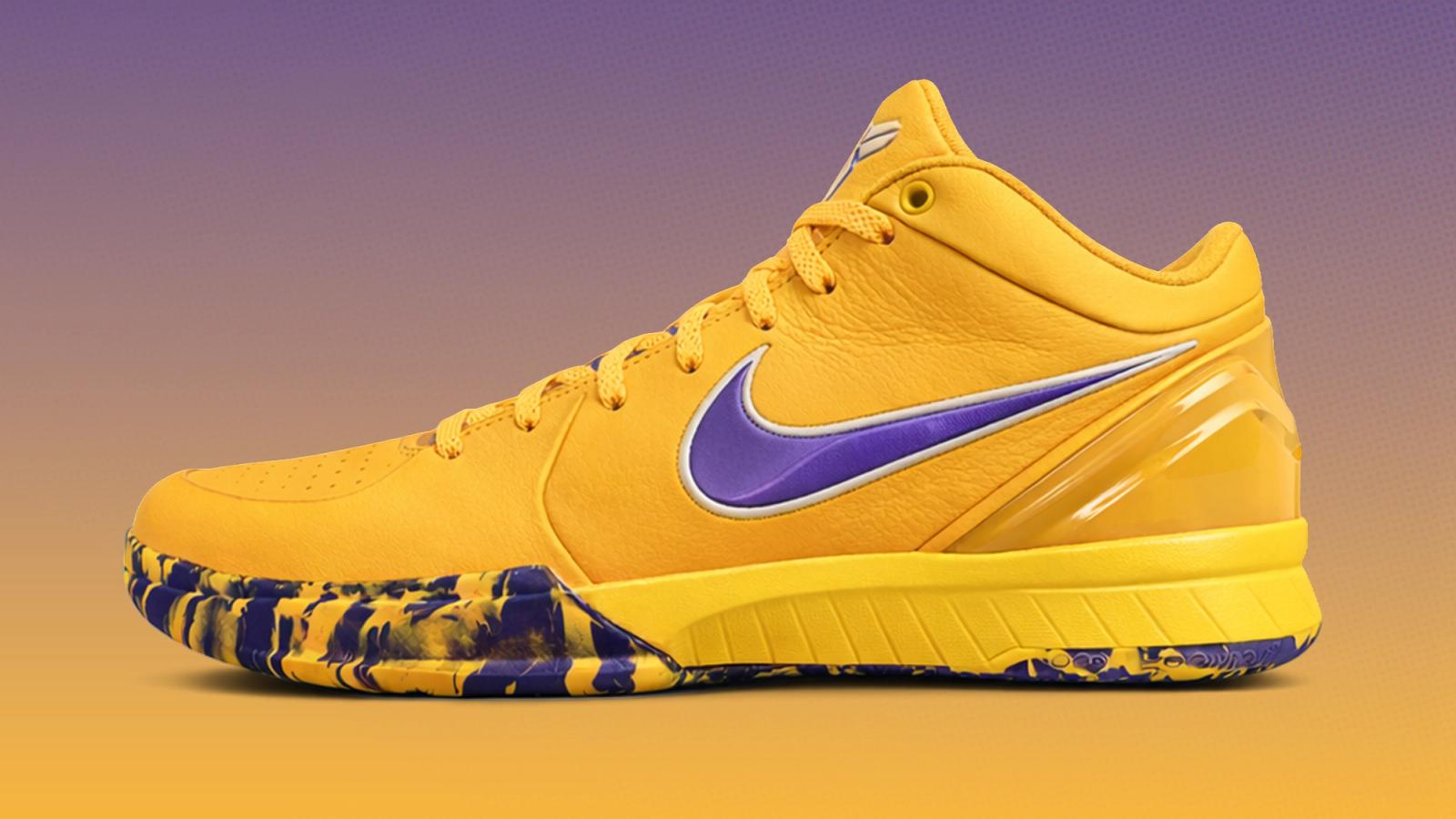 Nike Kobe 4 Protro "L.A. Lakers" drops in 2026