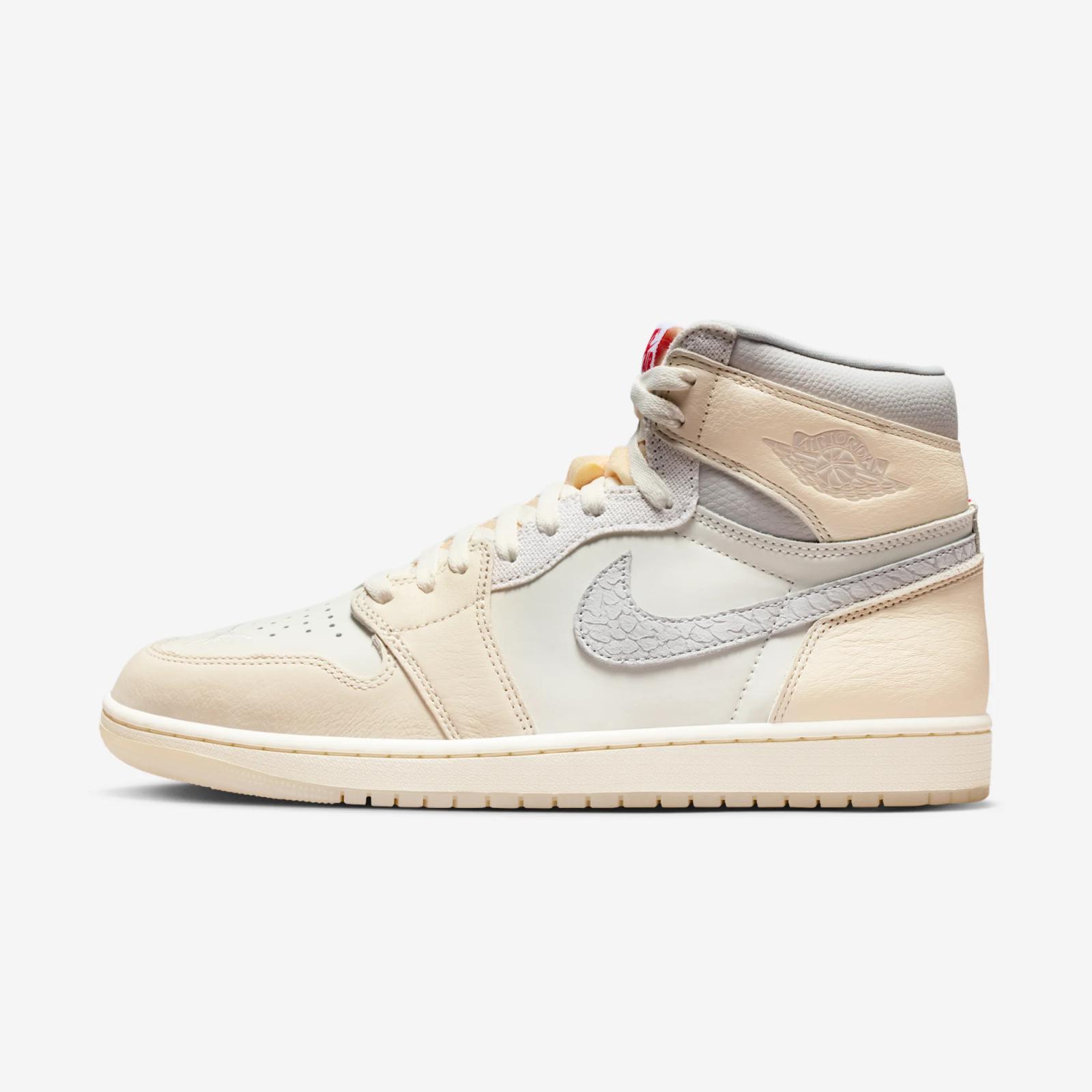 Air Jordan 1 Retro High OG Sail University Red