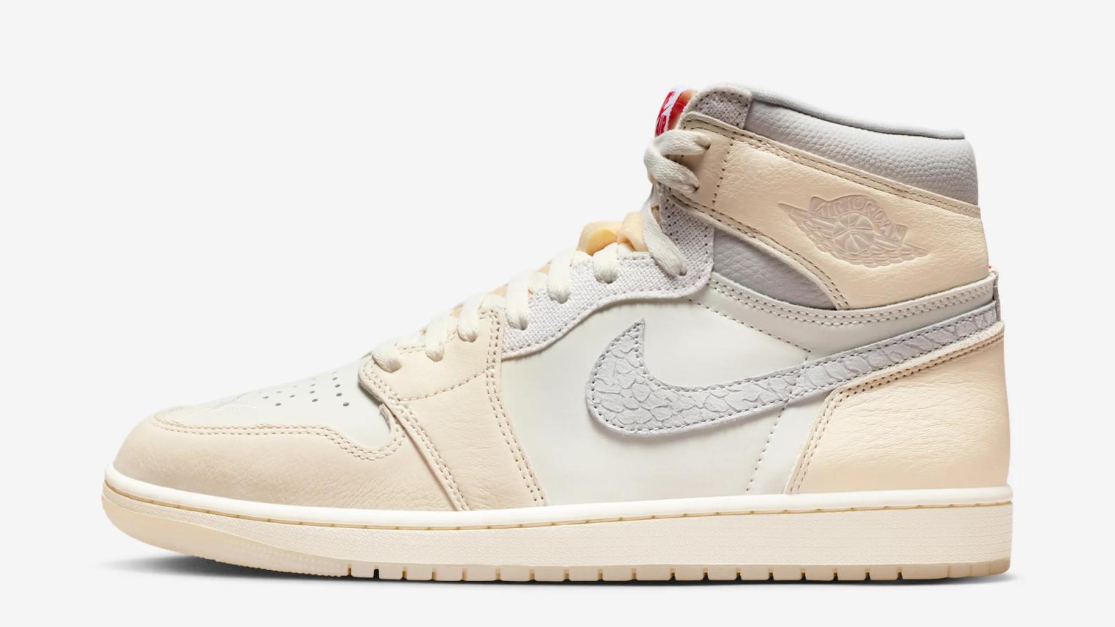 Air Jordan 1 Retro High OG Sail University Red