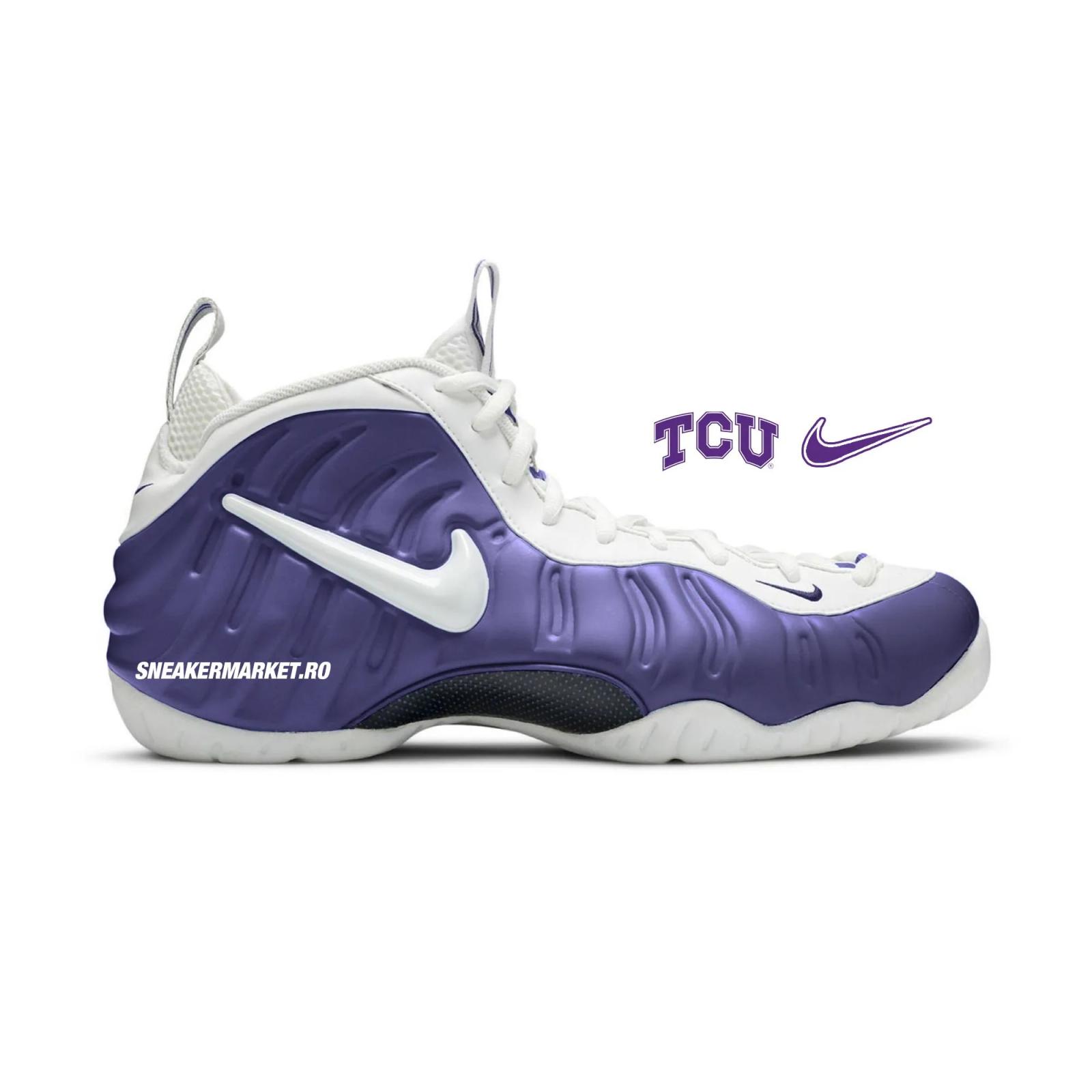 Nike Air Foamposite Pro College Football Pack TCU Texas Christian University IX2092-500