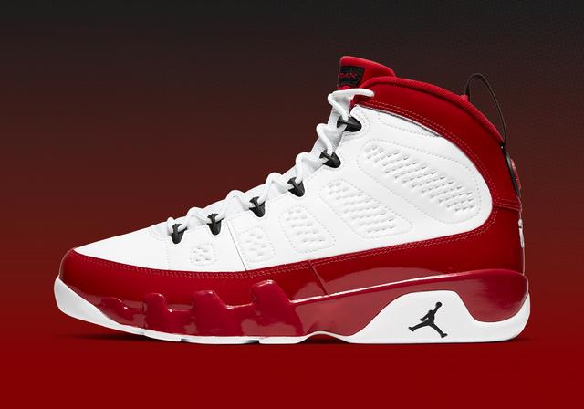 Air Jordan 9 Retro "White & Gym Red" White/Black/Gym Red