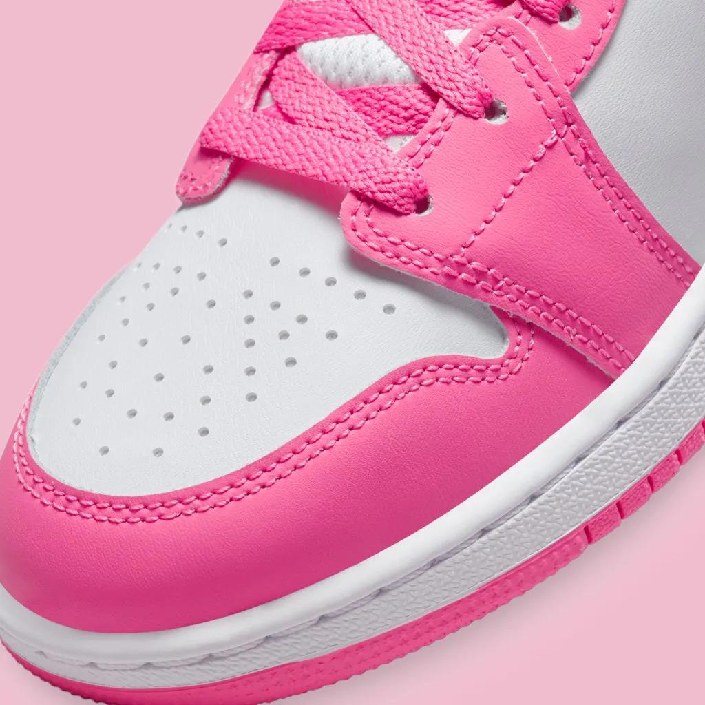 Nike Air Jordan 1 Mid GS Pinksicle Orange