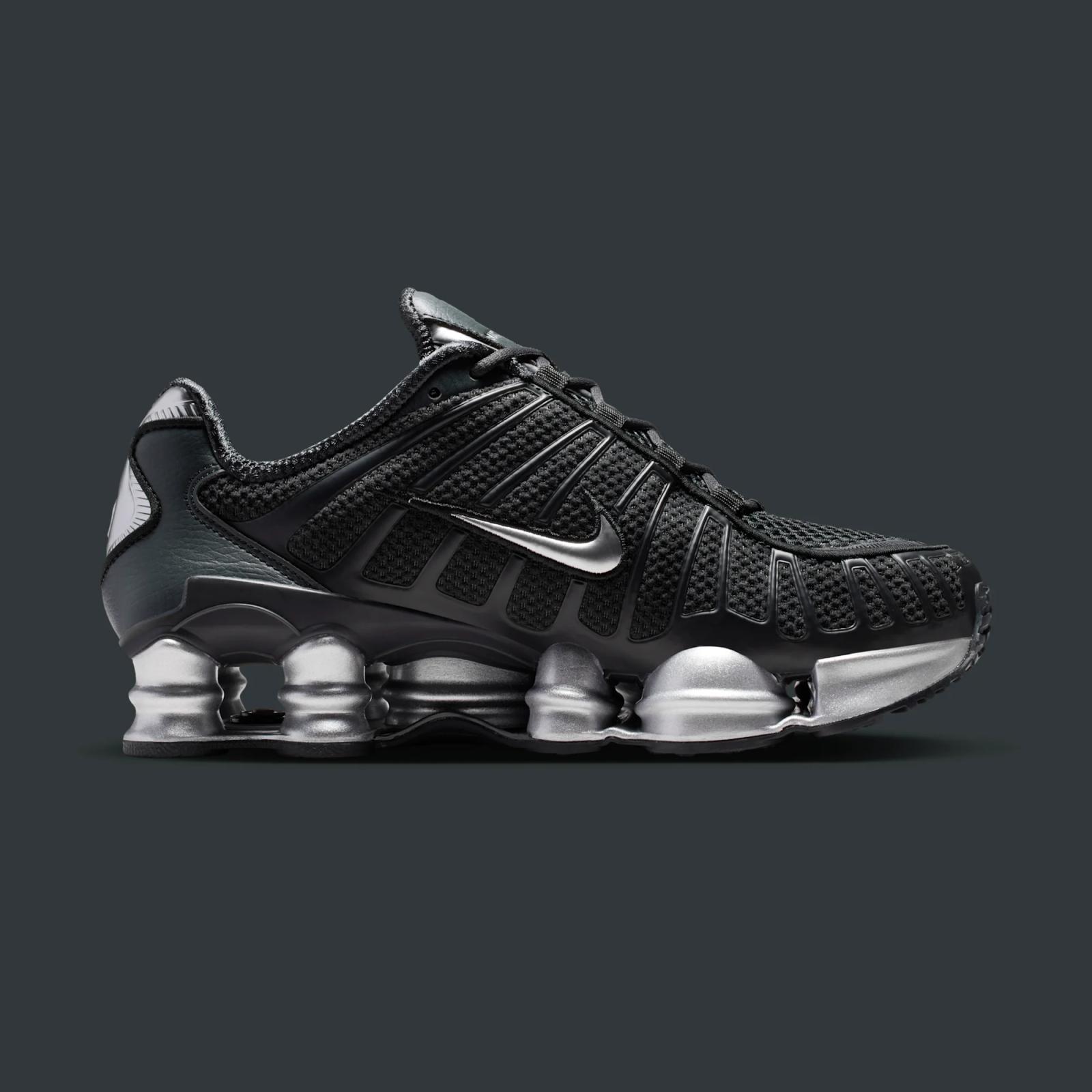 Nike Shox TL "Off Noir & Metallic Silver" drops in 2026
