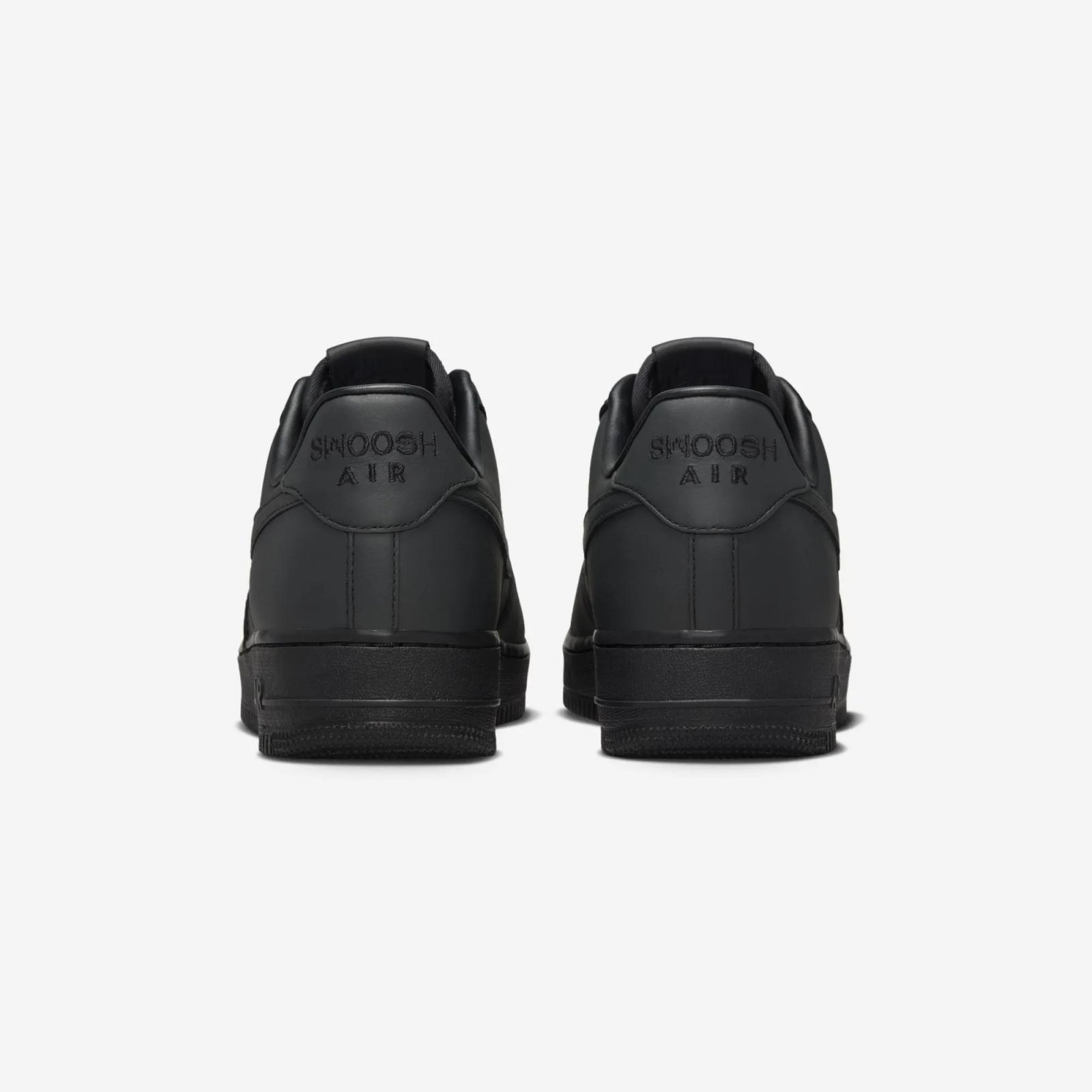 Nike Air Force 1 Low Triple Black .SWOOSH HJ9348-001 Release Date 2025