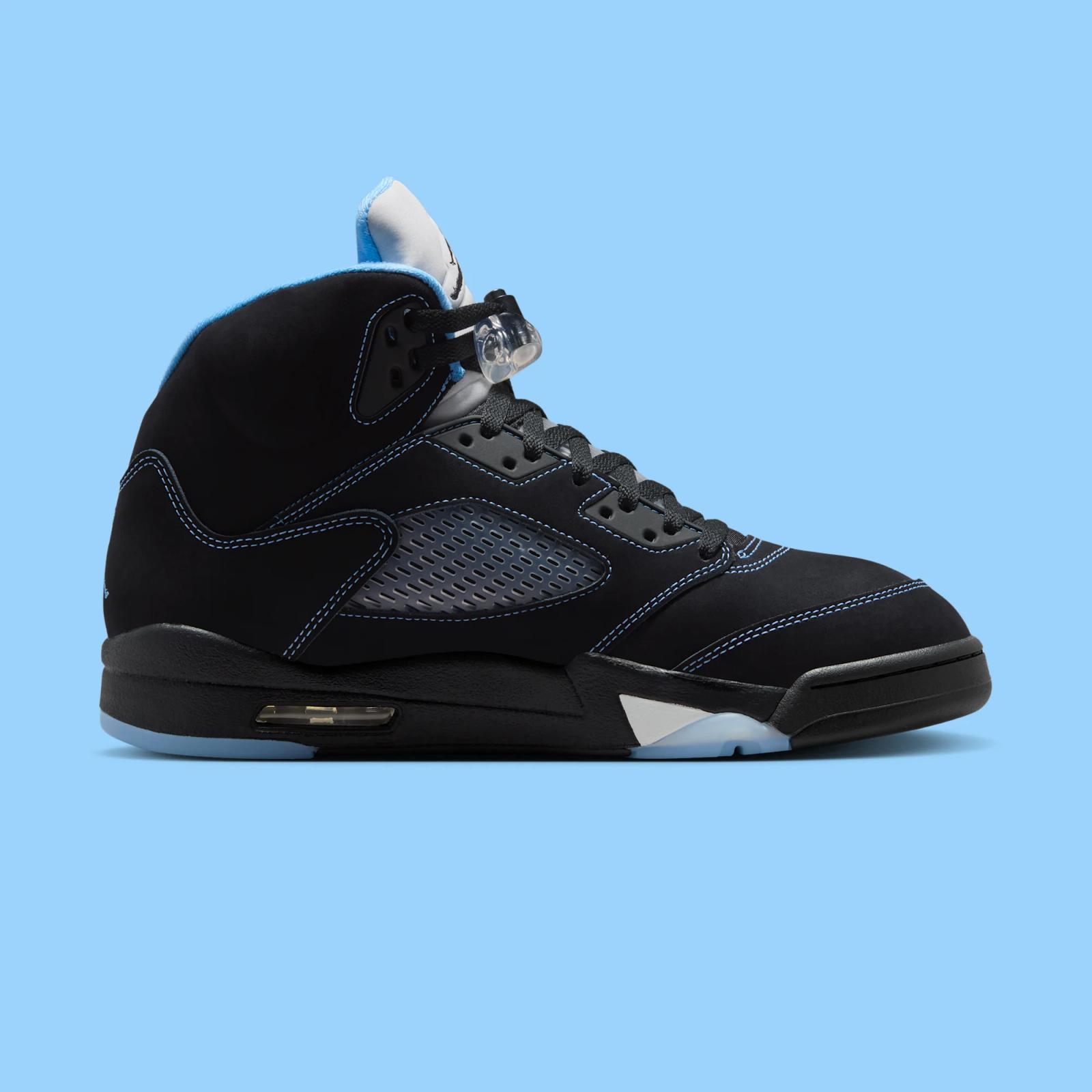 Air Jordan 5 Retro “Black / University Blue” drops June 20th, 2026