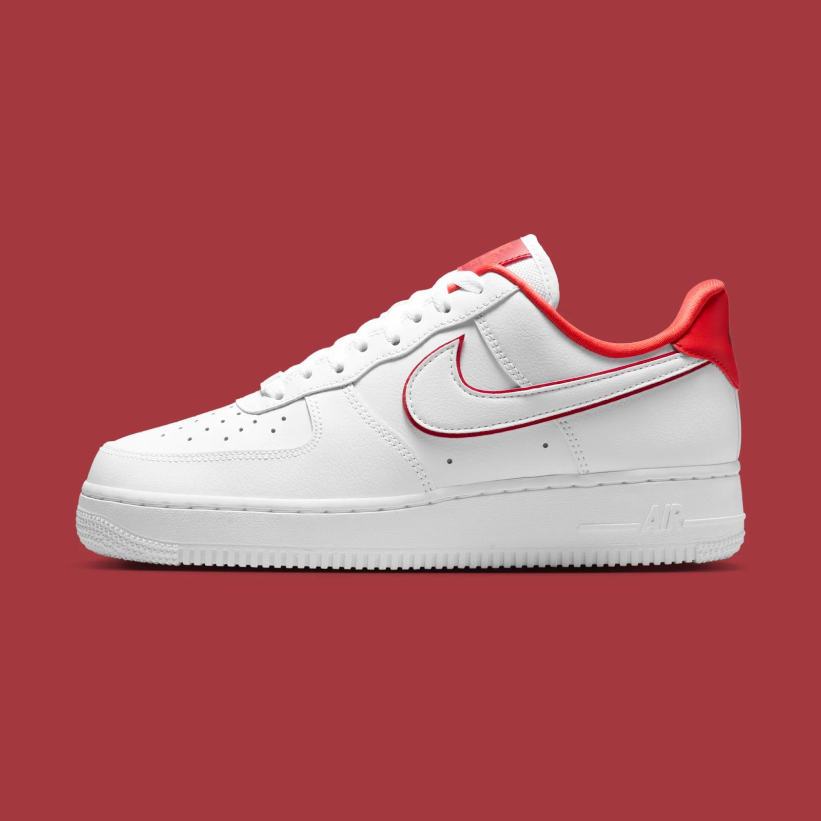 Nike Air Force 1 Low W "White & Tough Red" drops in 2026