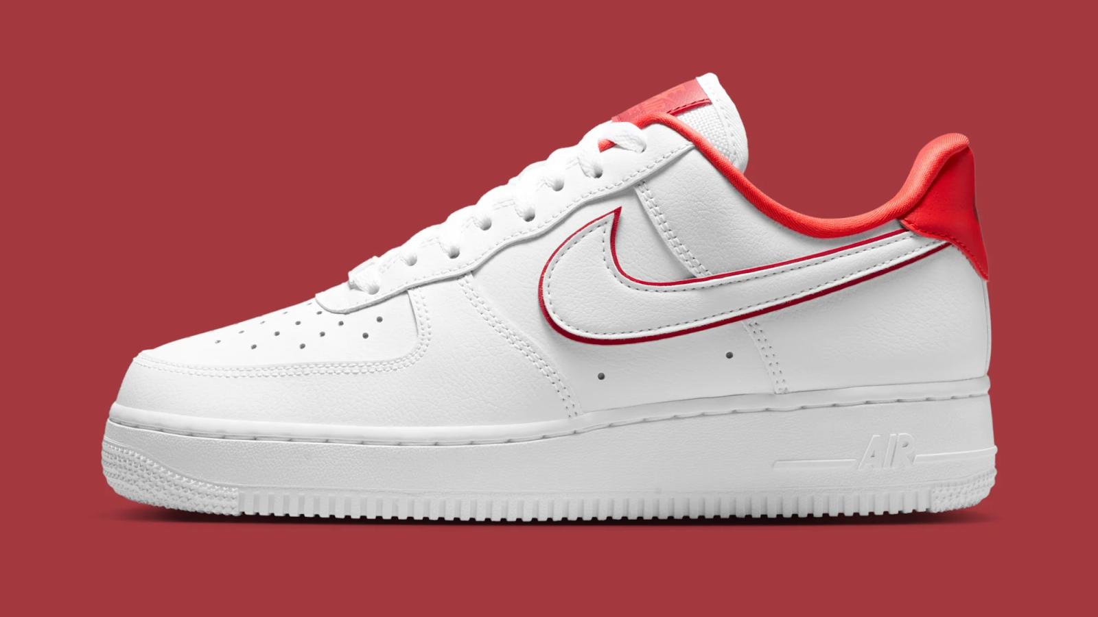 Nike Air Force 1 Low W "White & Tough Red" drops in 2026