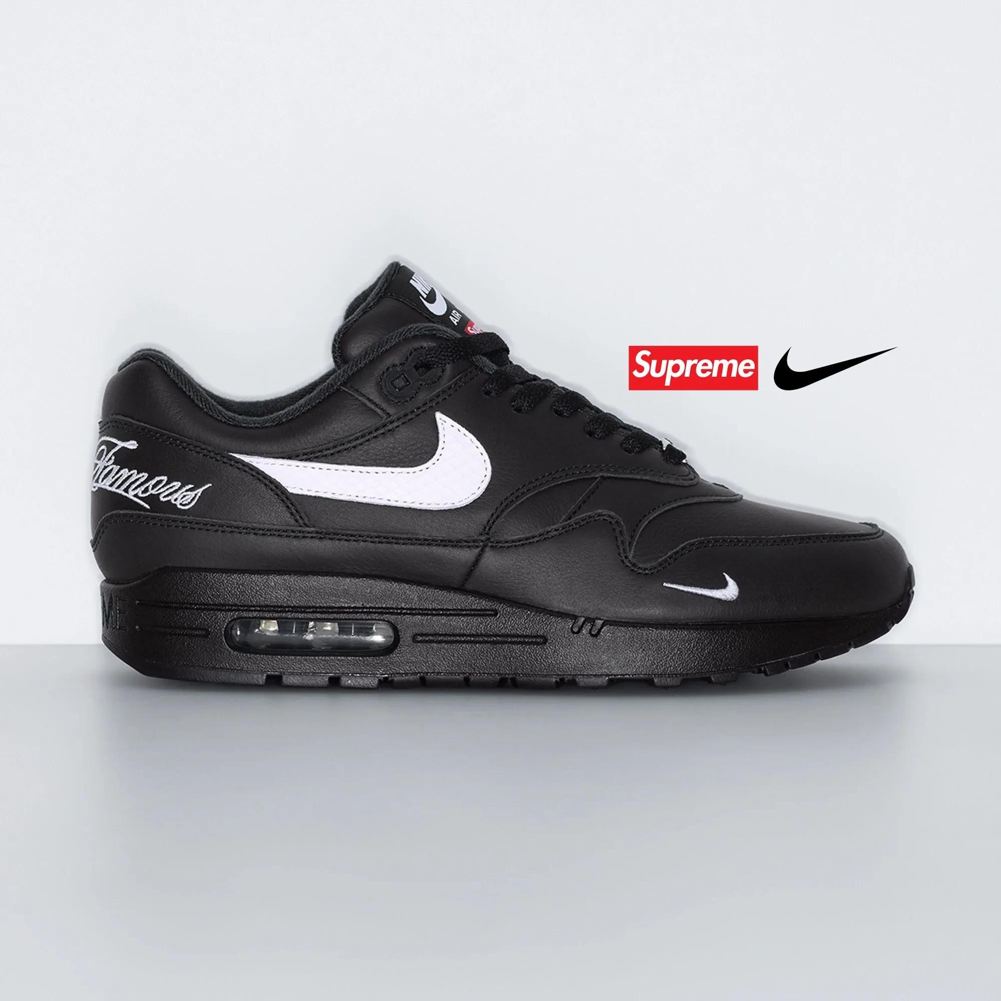 Supreme x Nike Air Max 1 ’87 SP “Black / White”