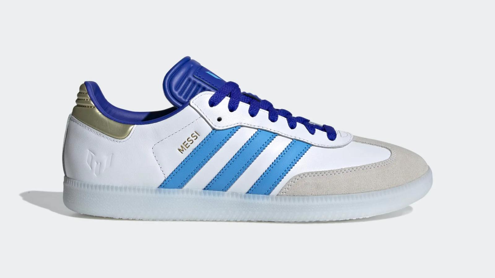 Adidas x Messi Samba Lucid Blue