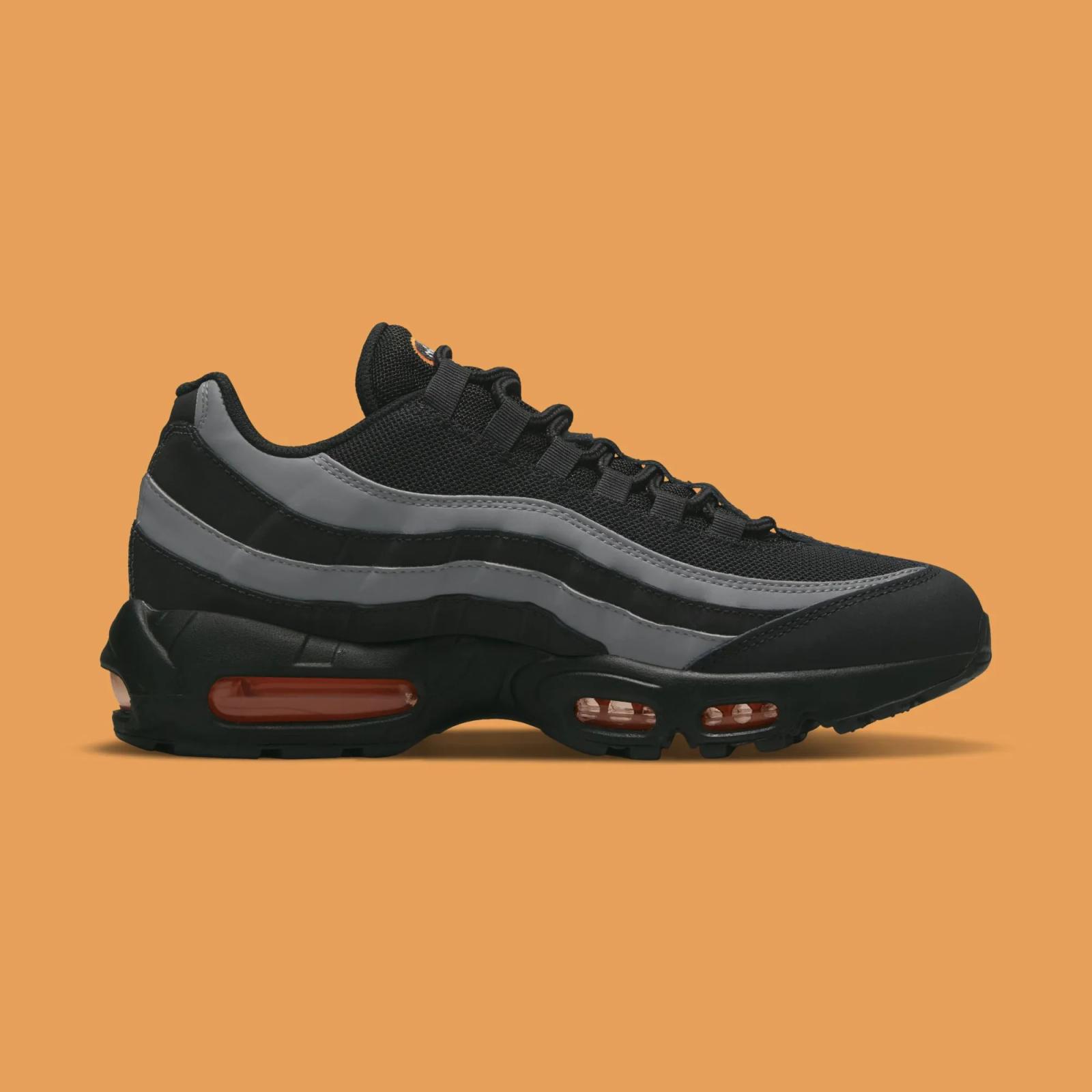 Nike Air Max 95 Black / Safety Orange 2024 Restock DX2657-001