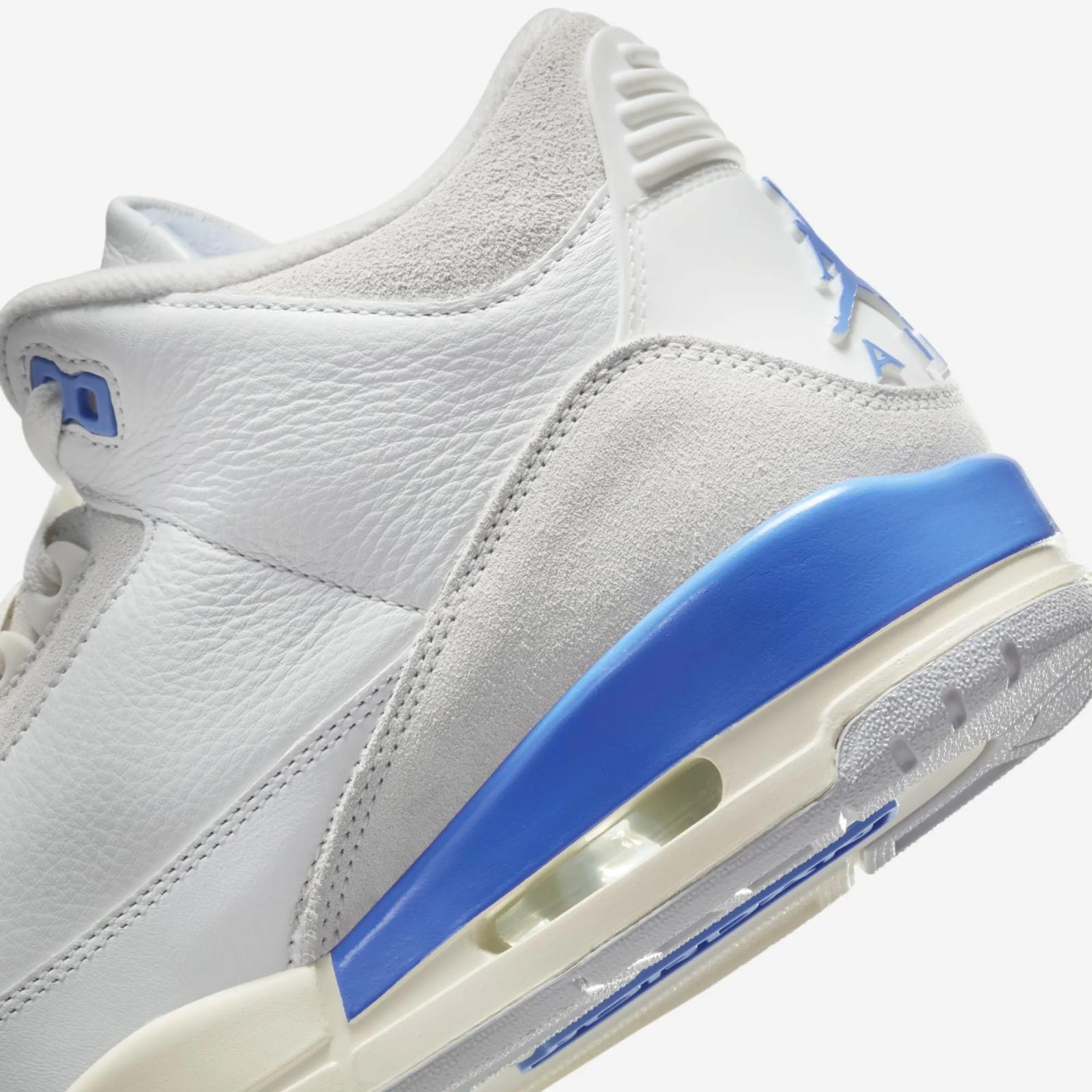 Air Jordan 3 Retro Hydrogen Blue Lucky Shorts CT8532-101 Release Date 2025