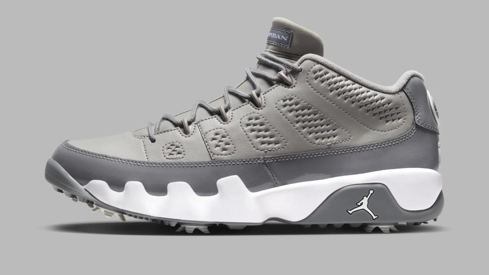 Air Jordan 9 Golf Medium Grey