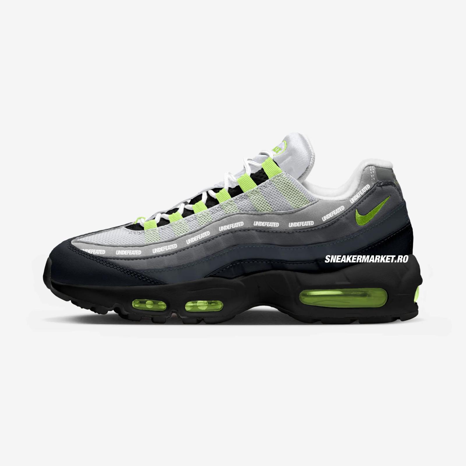 UNDEFEATED x Nike Air Max 95 Black Neon Yellow IB4523-004