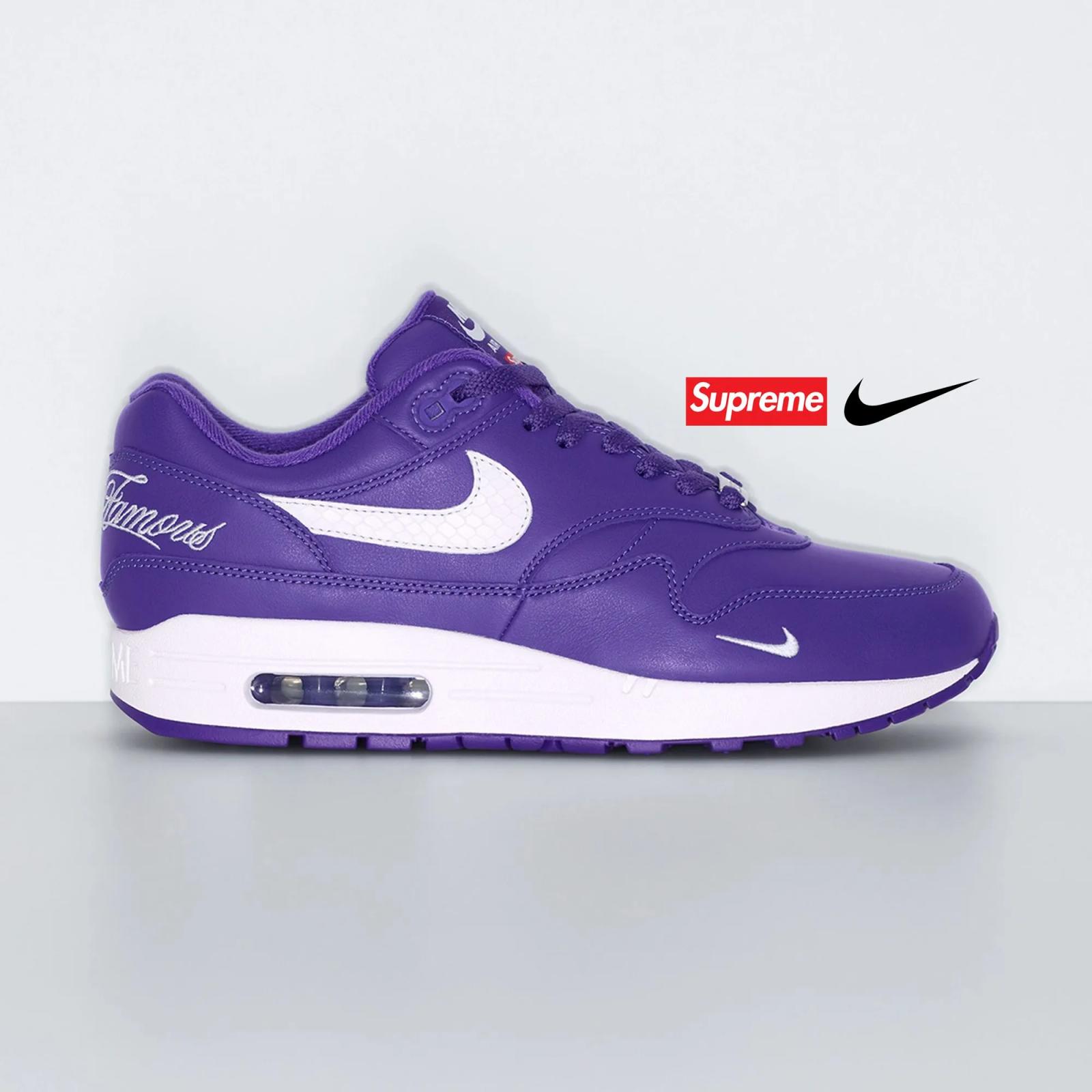 Supreme x Nike Air Max 1 ’87 SP “Varsity Purple”