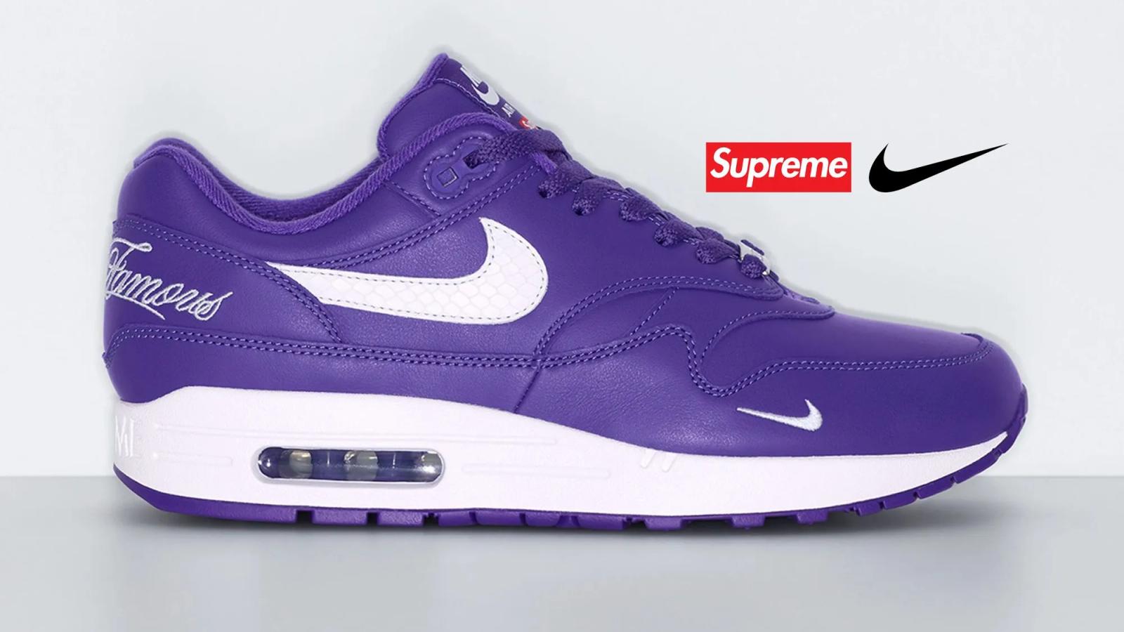Supreme x Nike Air Max 1 ’87 SP “Varsity Purple”