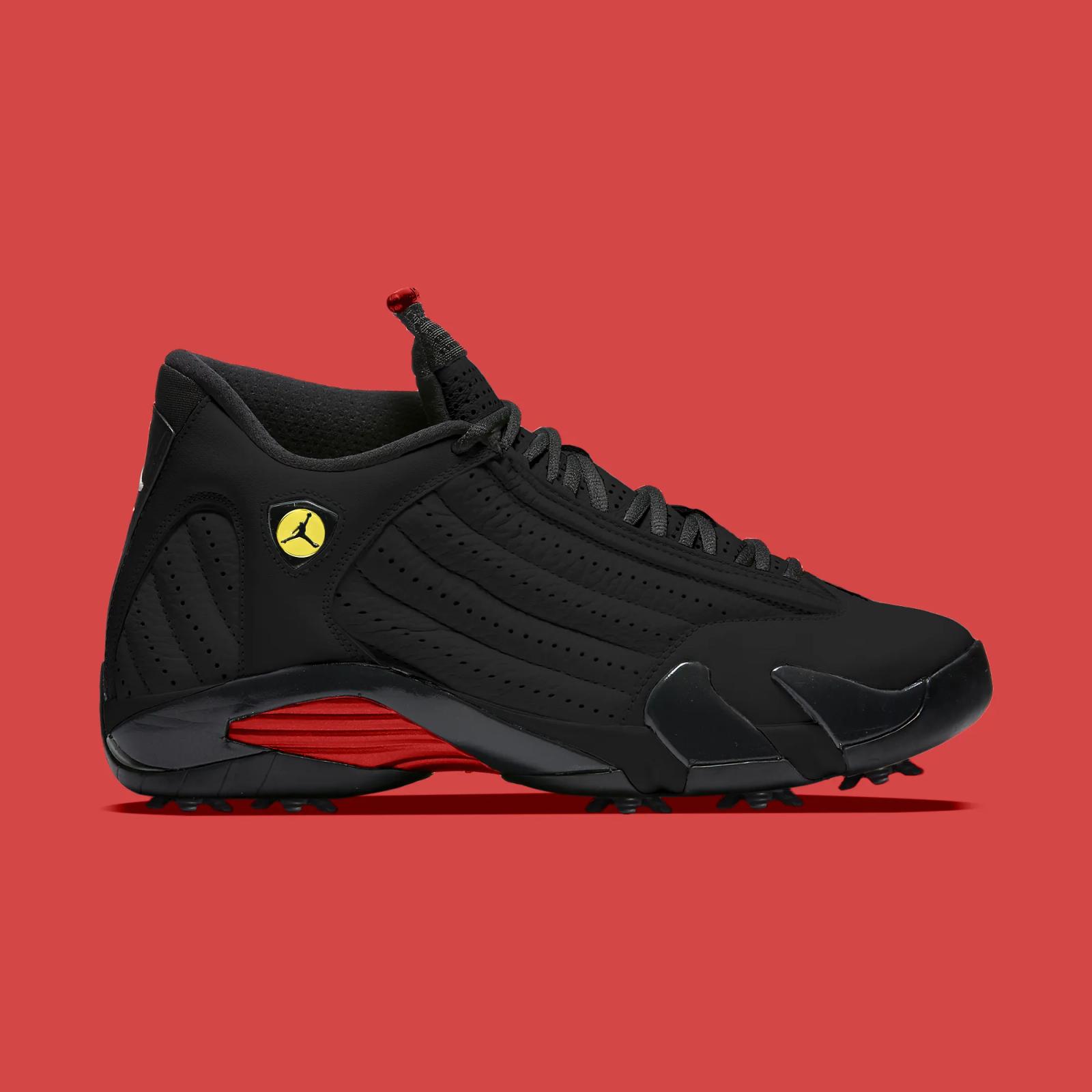 Air Jordan 14 Golf “Black / Varsity Red” 2025