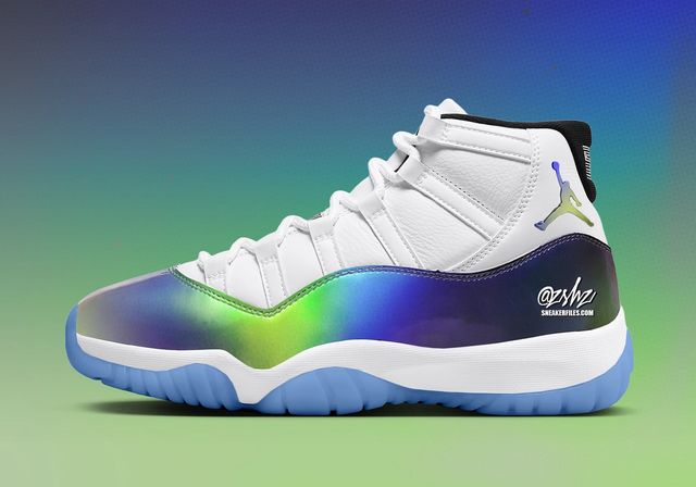 Air Jordan 11 Retro "Space Jam Galaxy" Multi-Color/Gym Green/Lucky Green/Orange