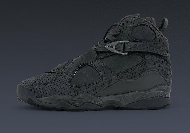 Slam Jam x Air Jordan 8 Retro "Iron Grey" Iron Grey/Off Noir/Varsity Red
