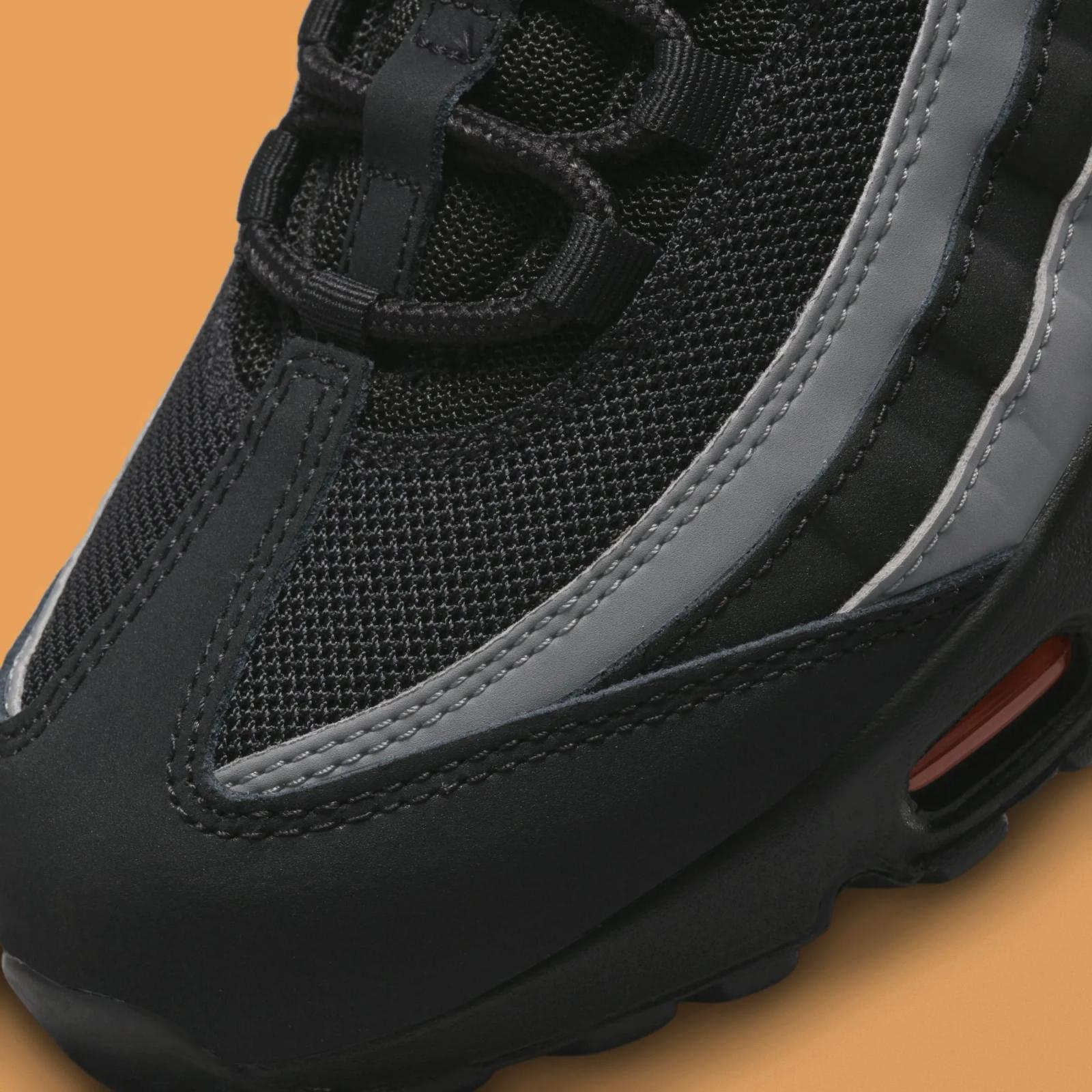 Nike Air Max 95 Black / Safety Orange 2024 Restock DX2657-001
