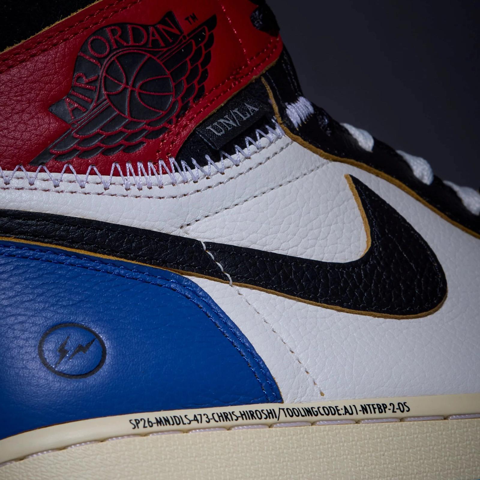 Fragment x Union LA x Air Jordan 1 Retro High OG SP “Varsity Red / Sport Royal” 2026