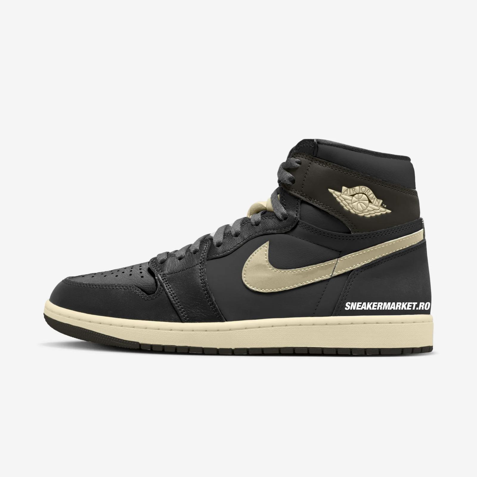 Air Jordan 1 Retro High OG Black / Muslin DZ5485-002 Release Date