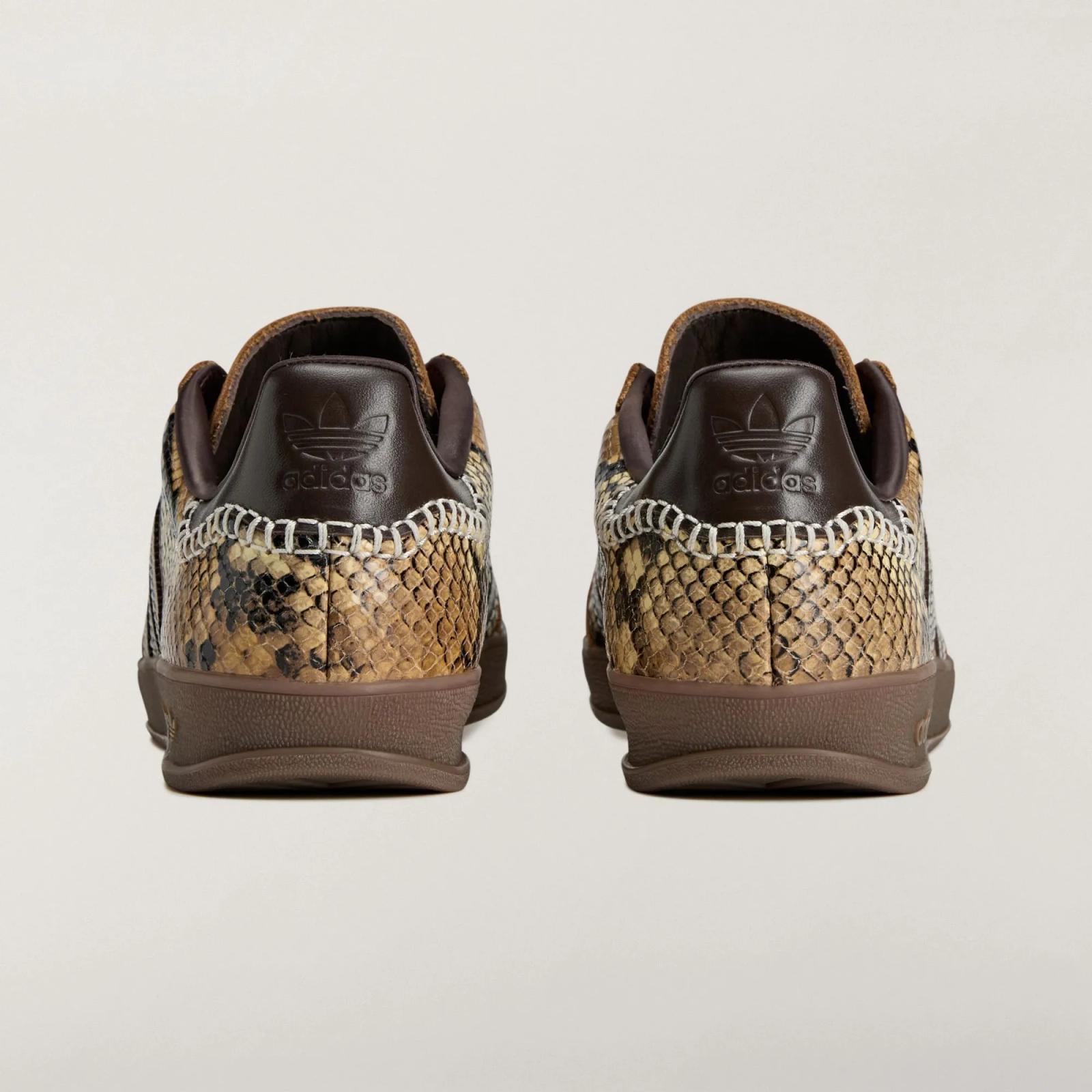 Wales Bonner x adidas Gazelle Indoor "Snakeskin" drops April 17th, 2026