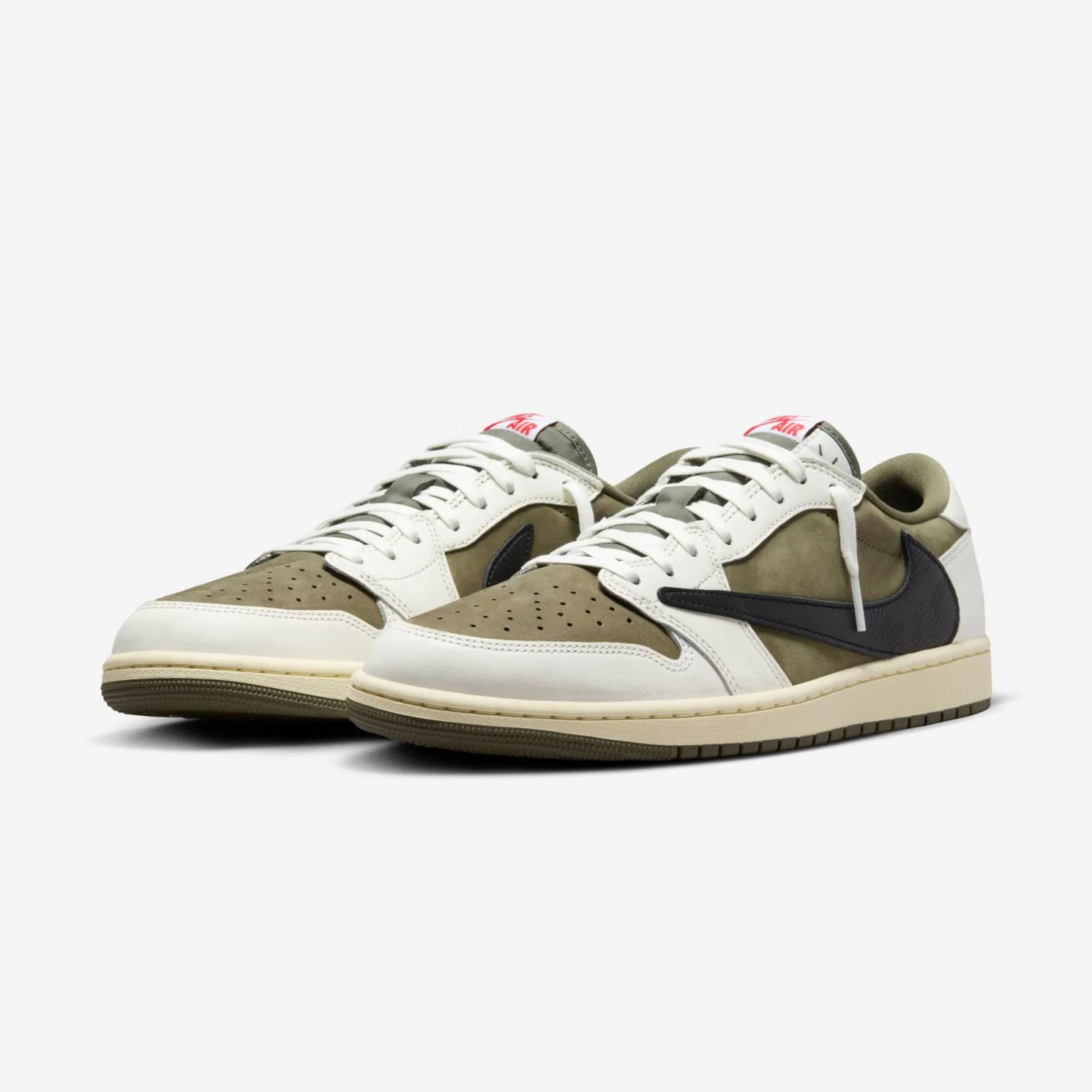 Travis Scott x Air Jordan 1 Low OG Medium Olive DM7866-200