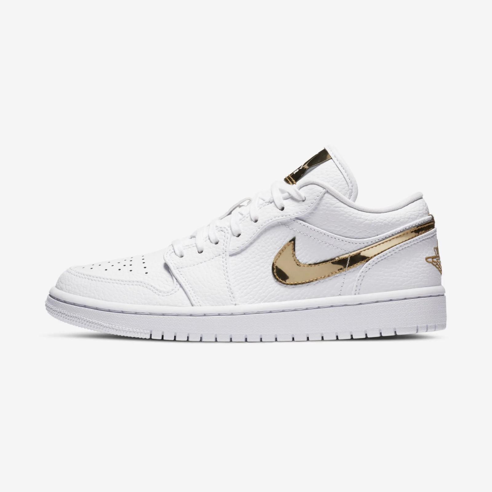 Air Jordan 1 Low “White / Metallic Gold” Restock 2024