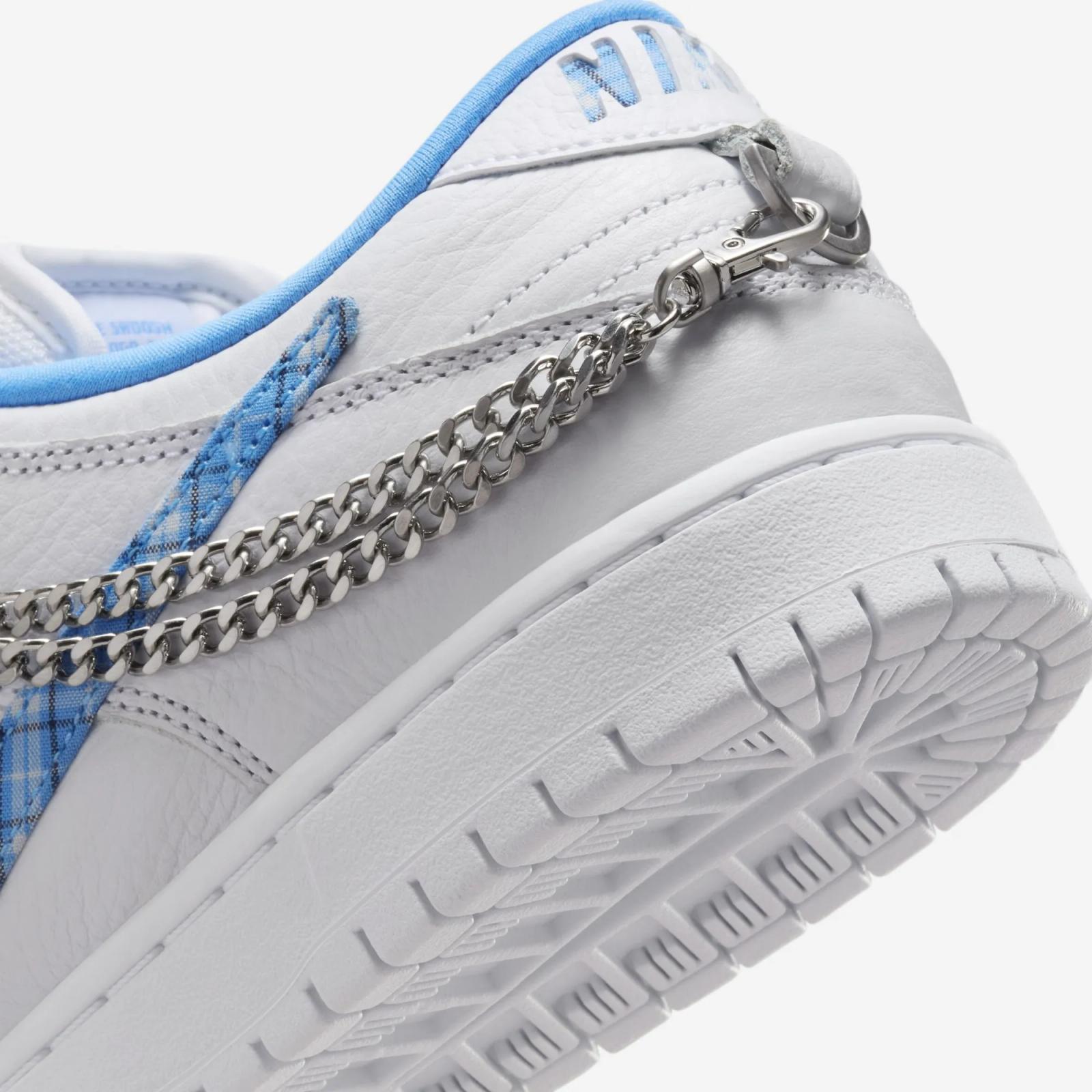 Nicole Hause x Nike SB Dunk Low Pro White / University Blue FZ8802-100