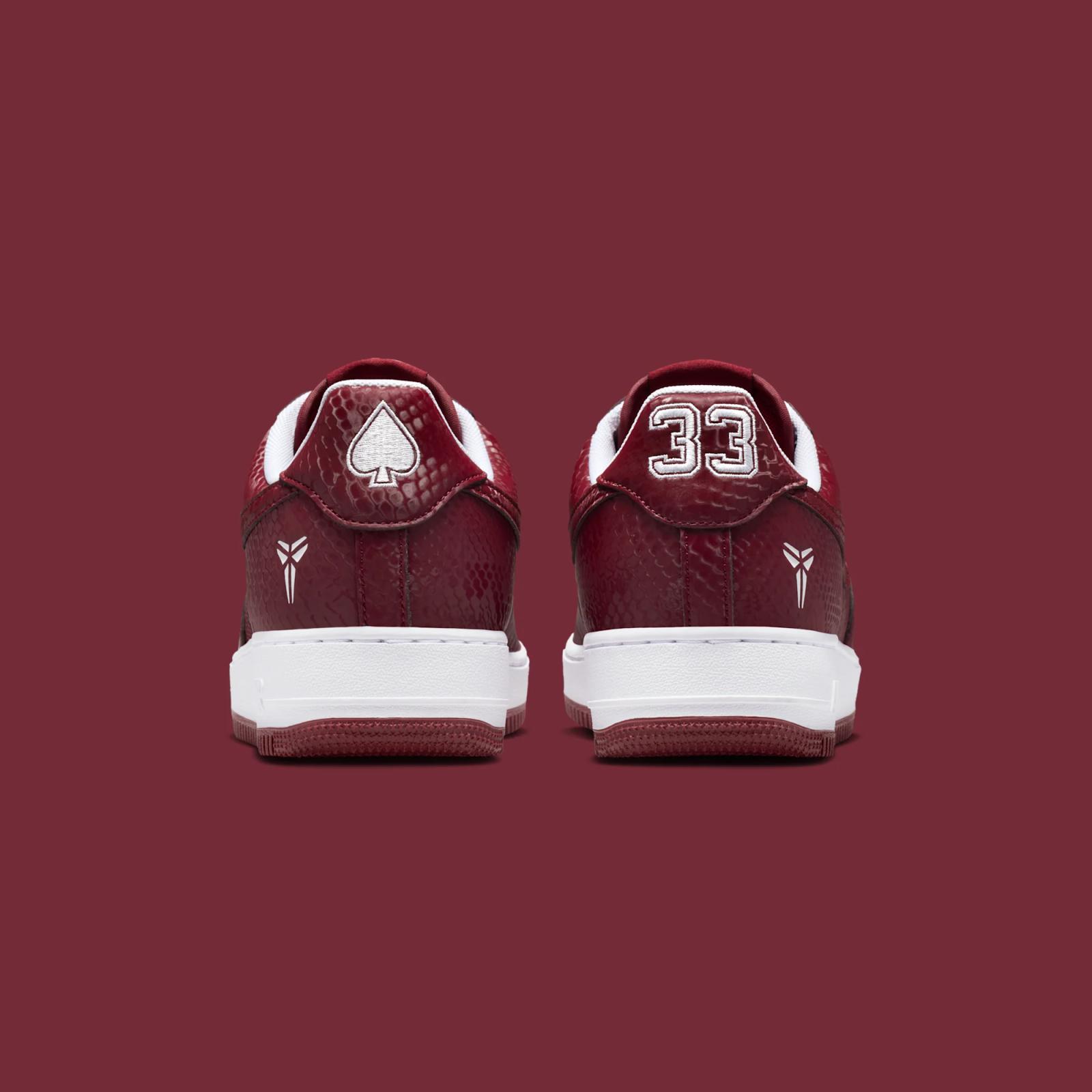 Kobe Bryant x Nike Air Force 1 Low “Team Red & White” releasing in 2026