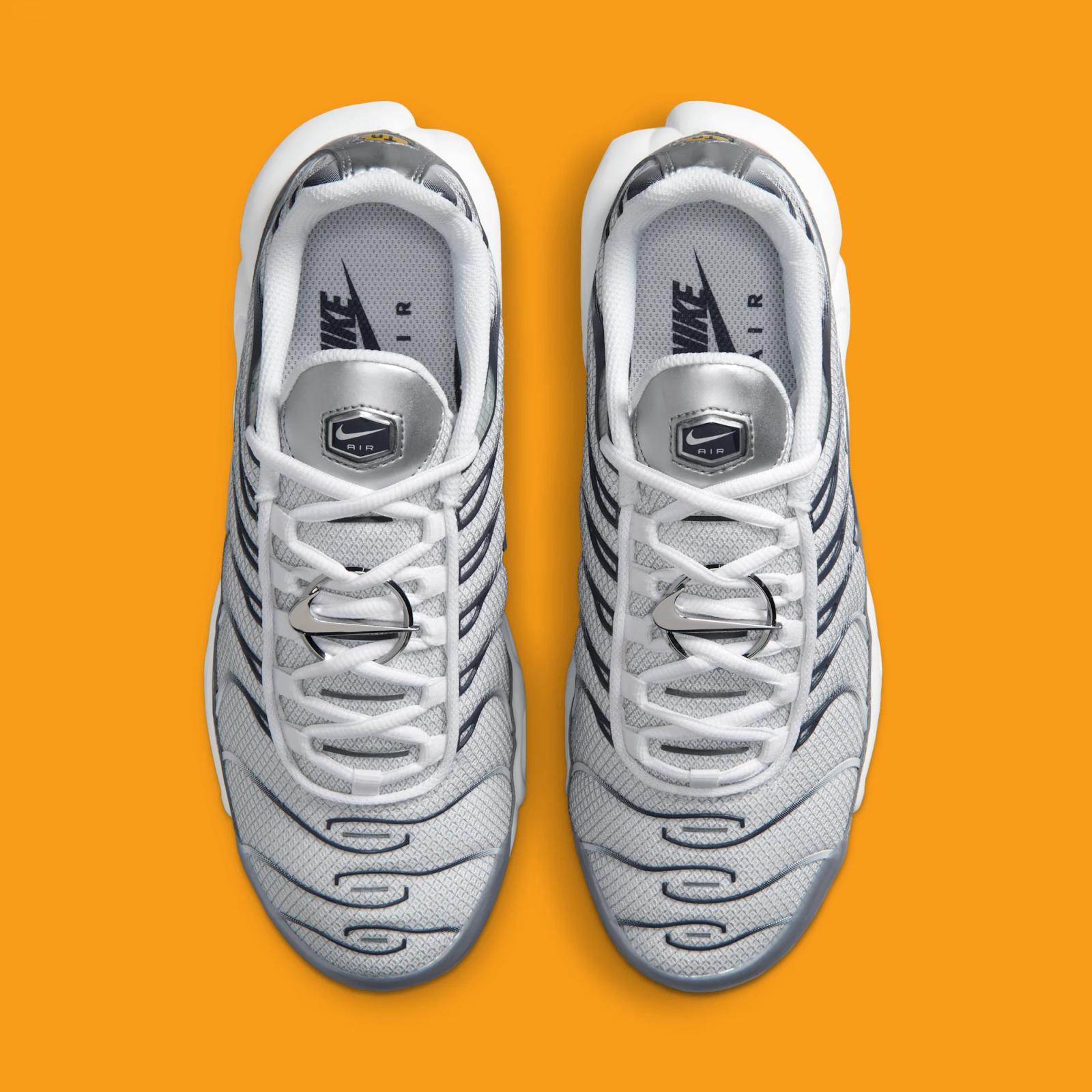 Nike Air Max Plus W "Metallic Silver" drops April 1st, 2026