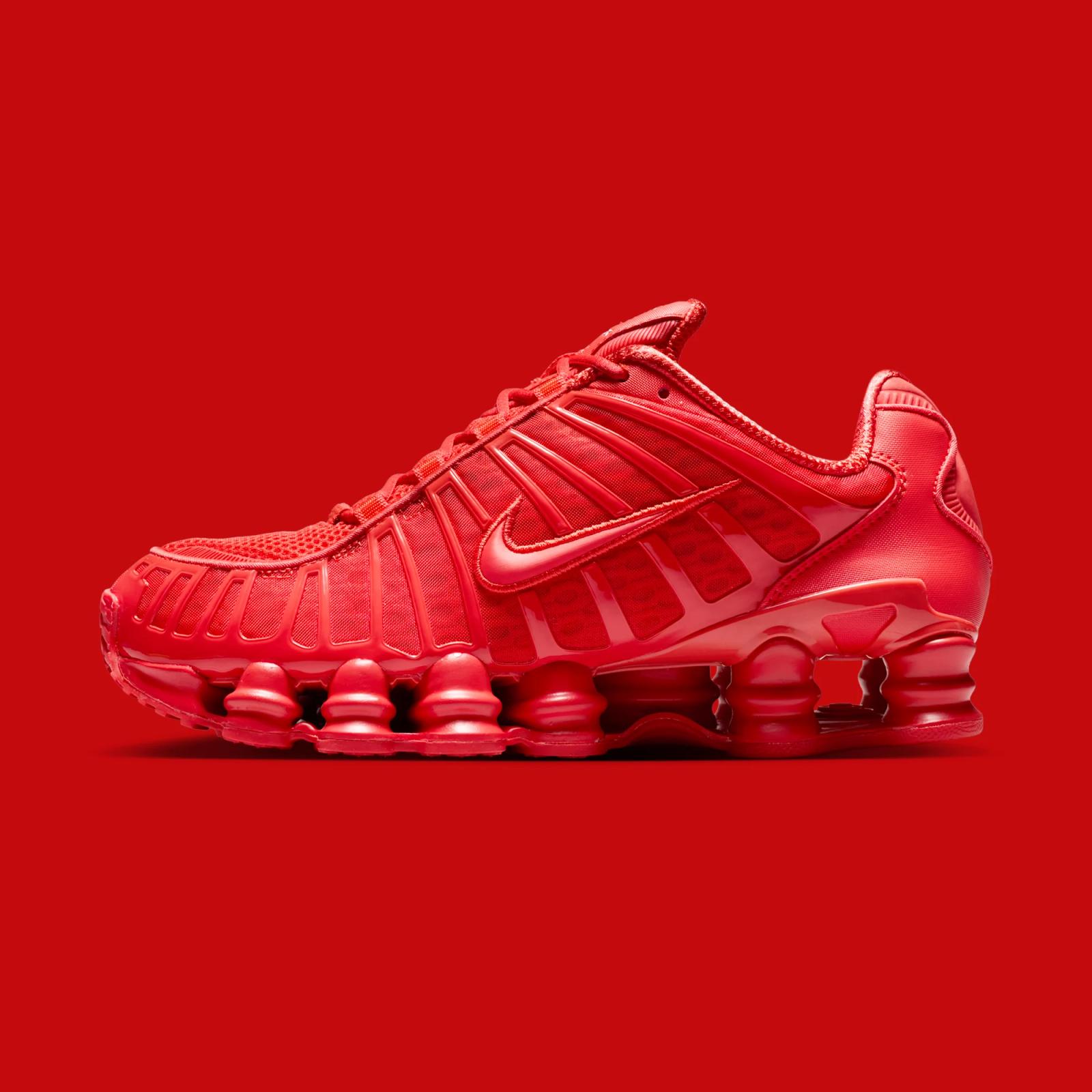 Nike Shox TL "Triple Red" drops in 2026
