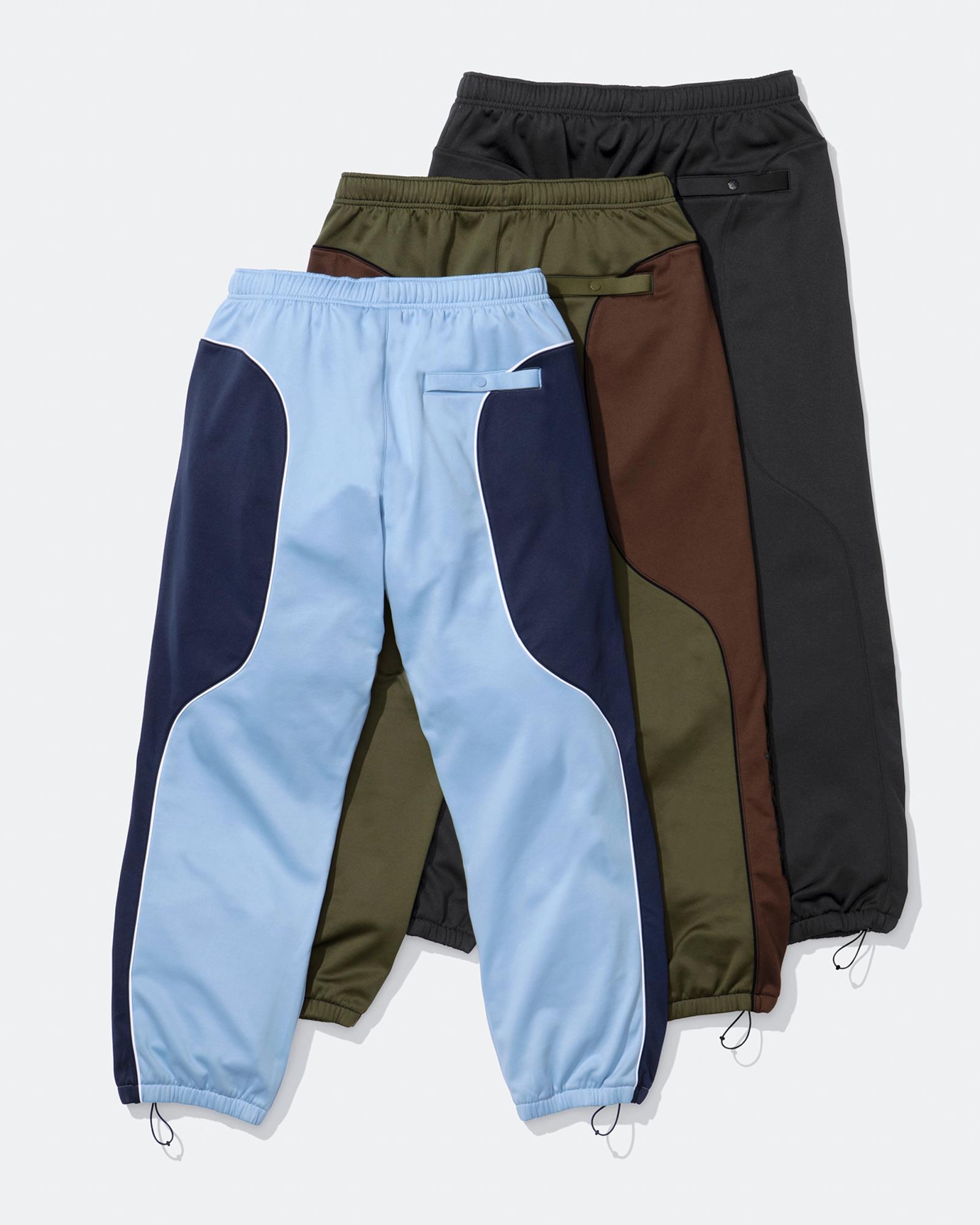 Supreme x Air Jordan Track Pant Black HF0832-010 Olive Canvas HF0832-395 Psychic Blue HF0832-436