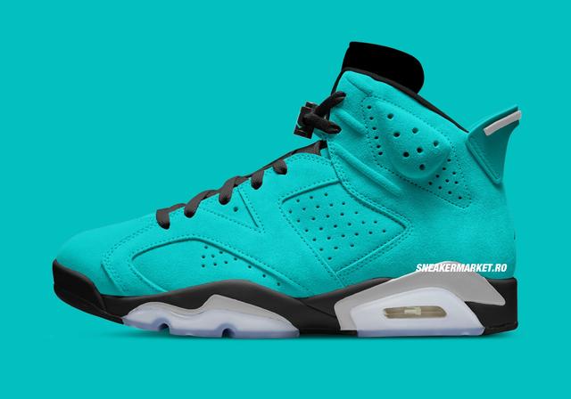 Air Jordan 6 Retro "Light Aqua" Light Aqua/Multi-Color