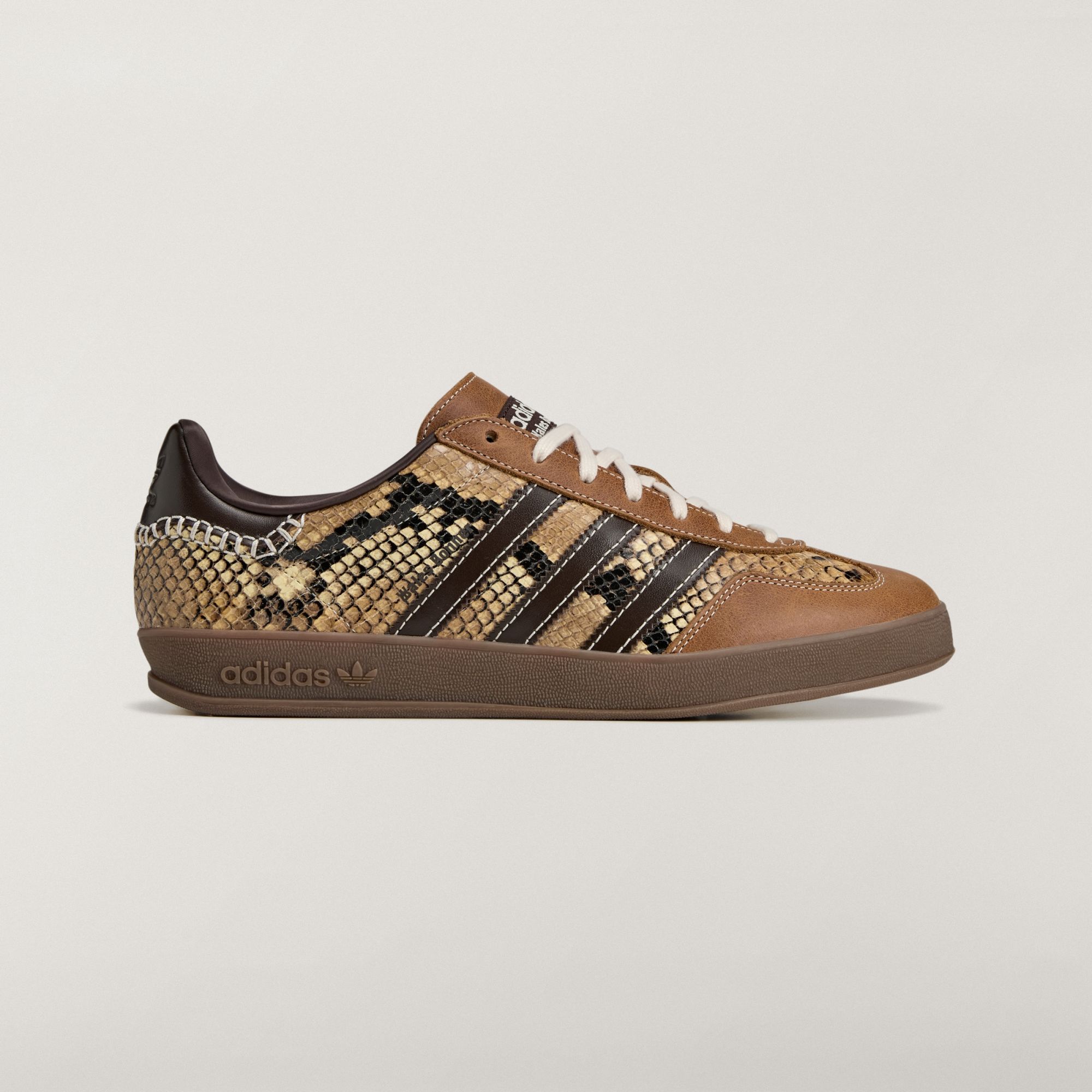Wales Bonner x adidas Gazelle Indoor "Snakeskin" drops April 17th, 2026