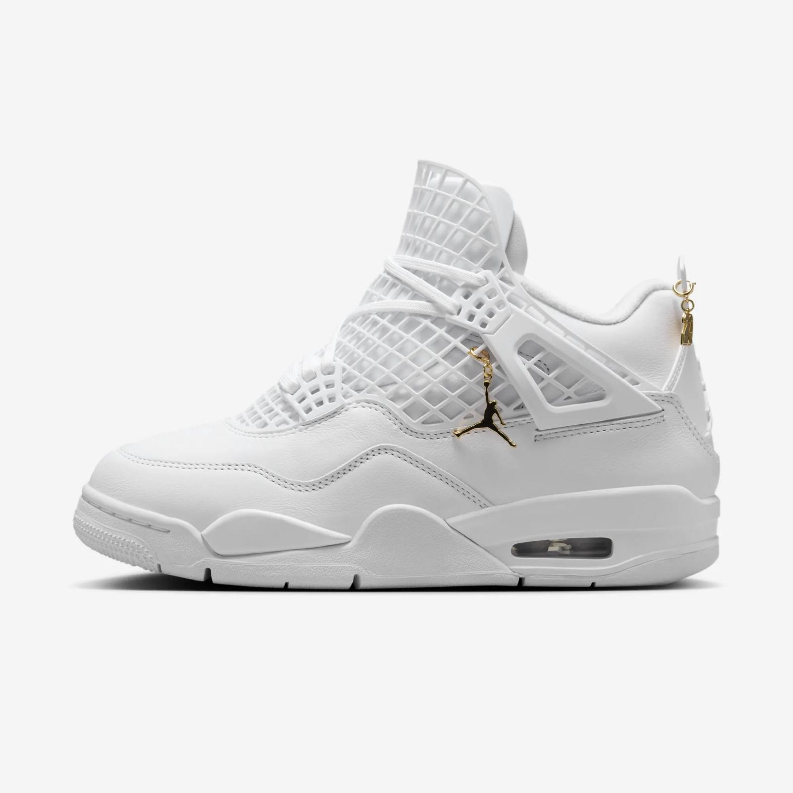 Air Jordan 4 Retro NET “White / Metallic Gold”