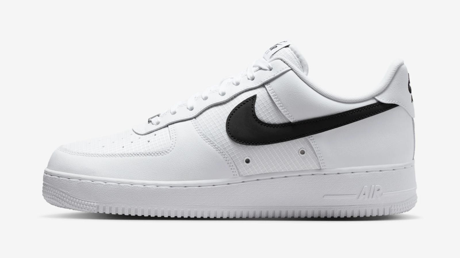 Nike Air Force 1 Low Tech "White & Black" drops April 1st, 2026
