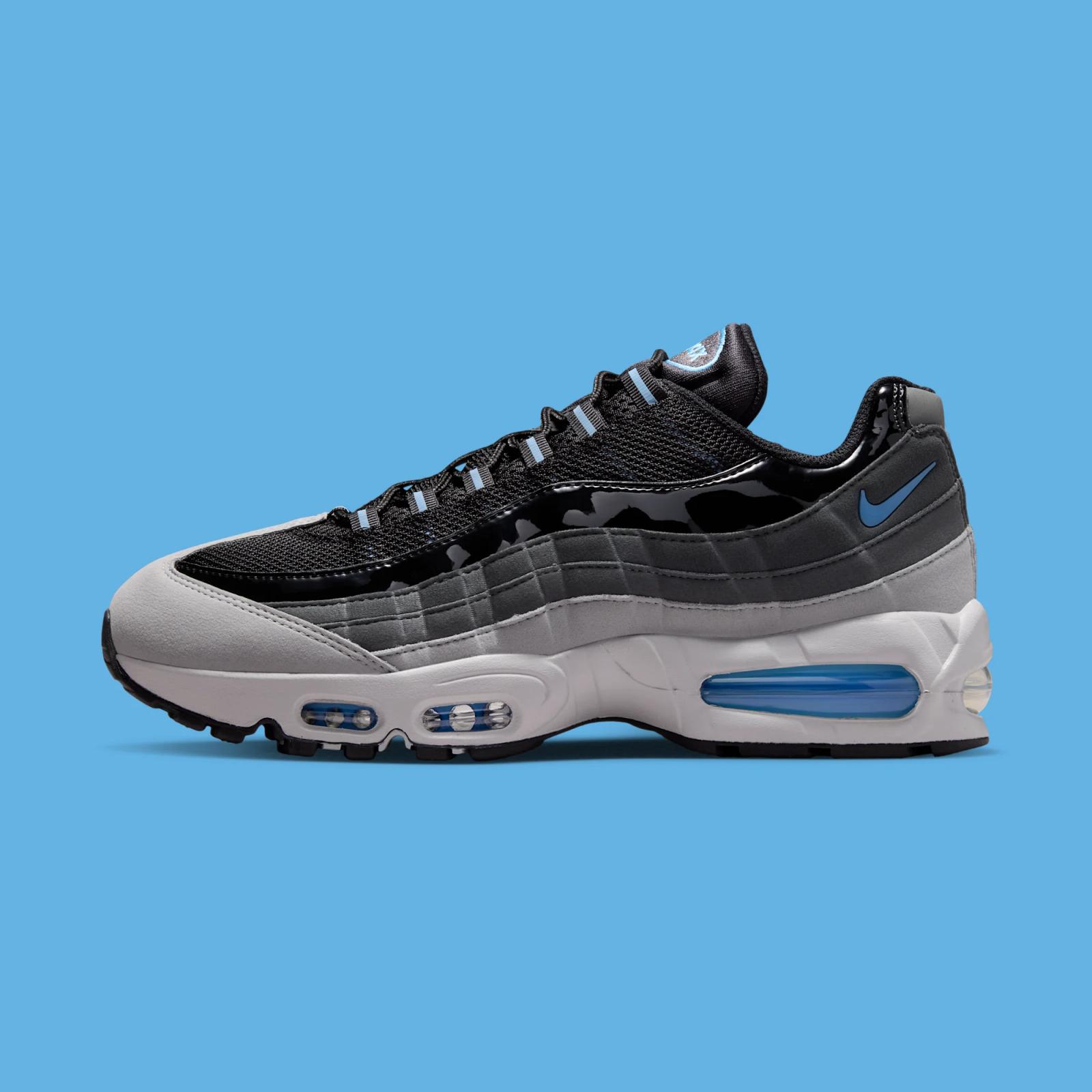 Nike Air Max 95 Big Bubble "Black & Football Blue" drops July 1st, 2026