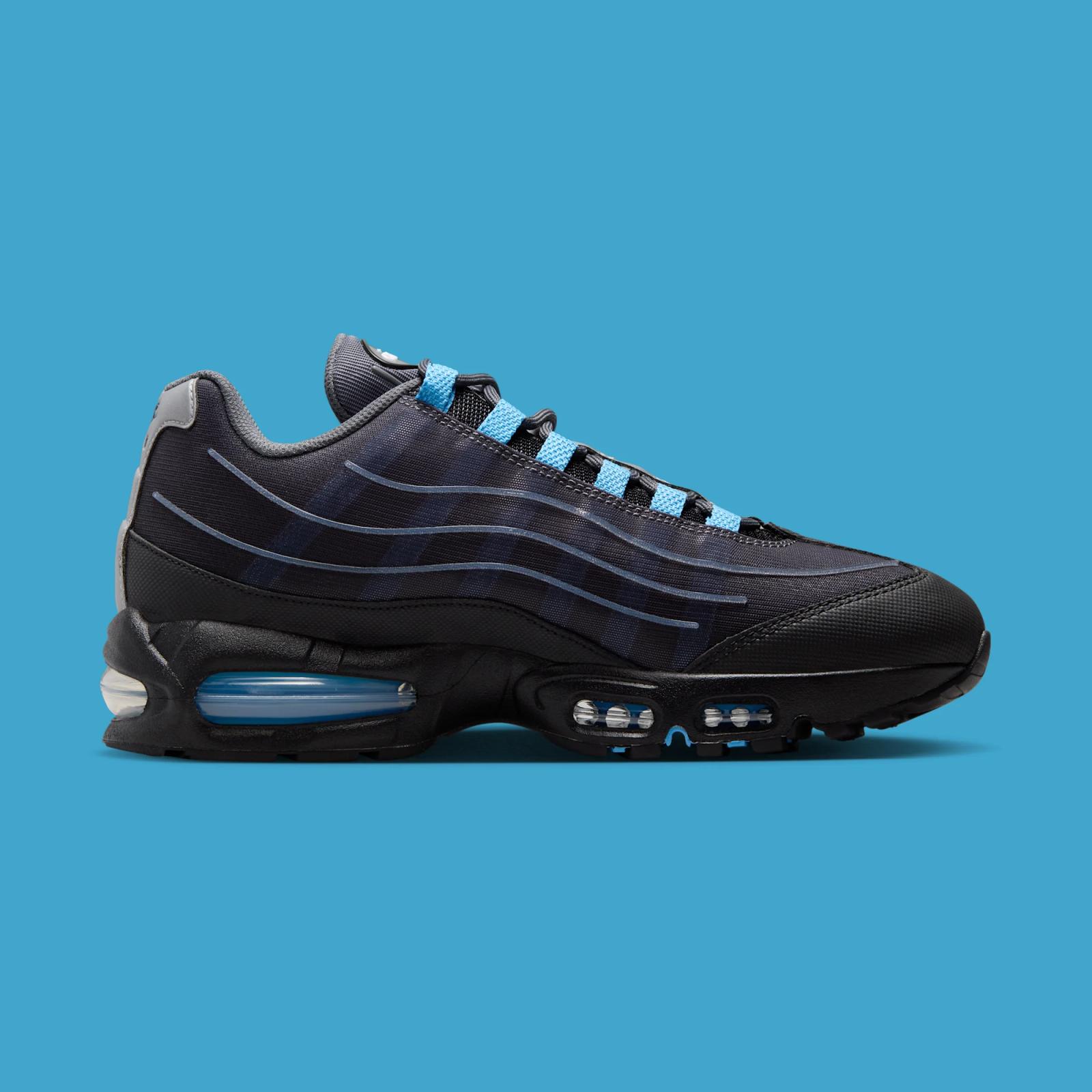 Nike Air Max 95 Big Bubble Tech "Black & University Blue" drops in 2026