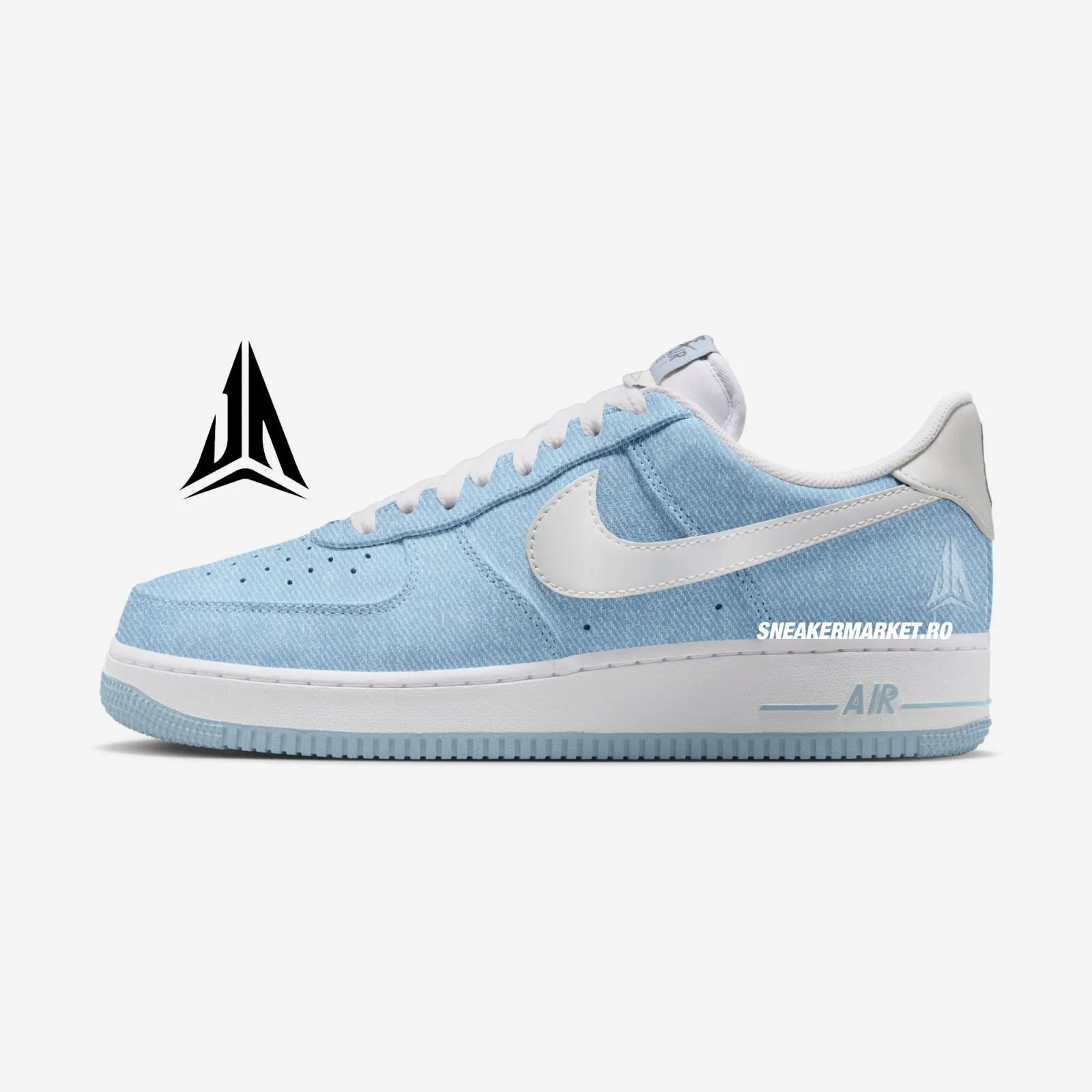 Ja Morant x Nike Air Force 1 Low Denim Light Armory Blue IQ8112-400 Release Date 2026
