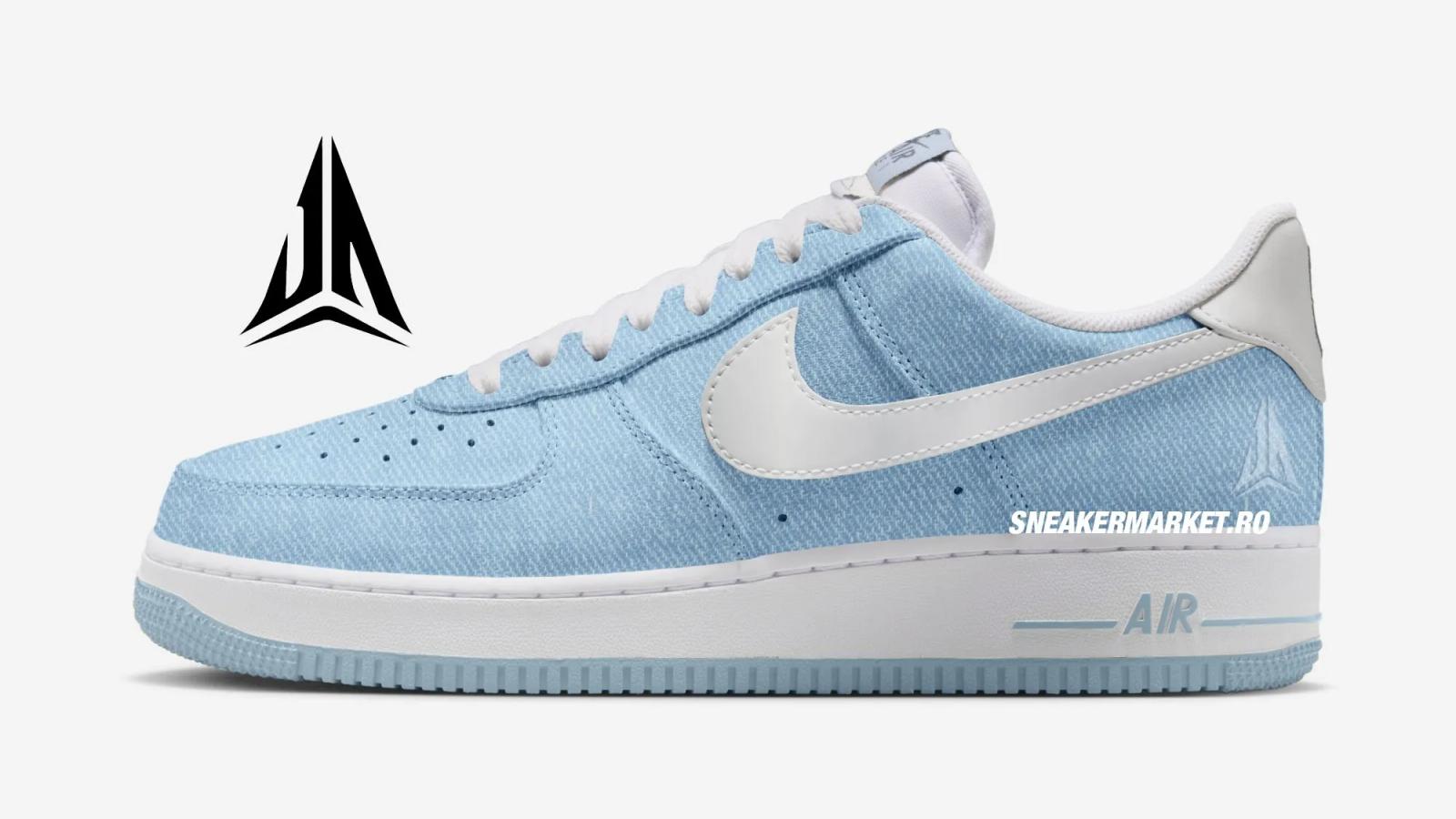 Ja Morant x Nike Air Force 1 Low Denim “Light Armory Blue”