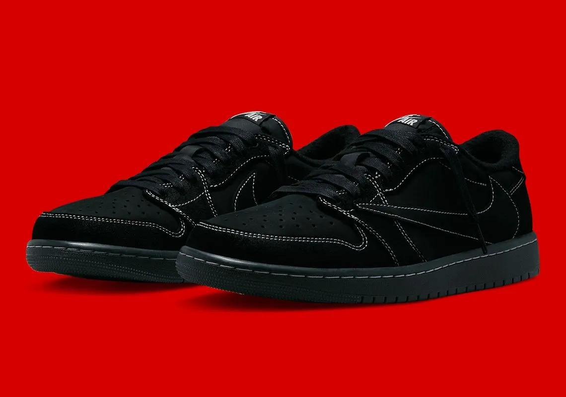 Air Jordan x Travis Scott 1 Low Black Phantom