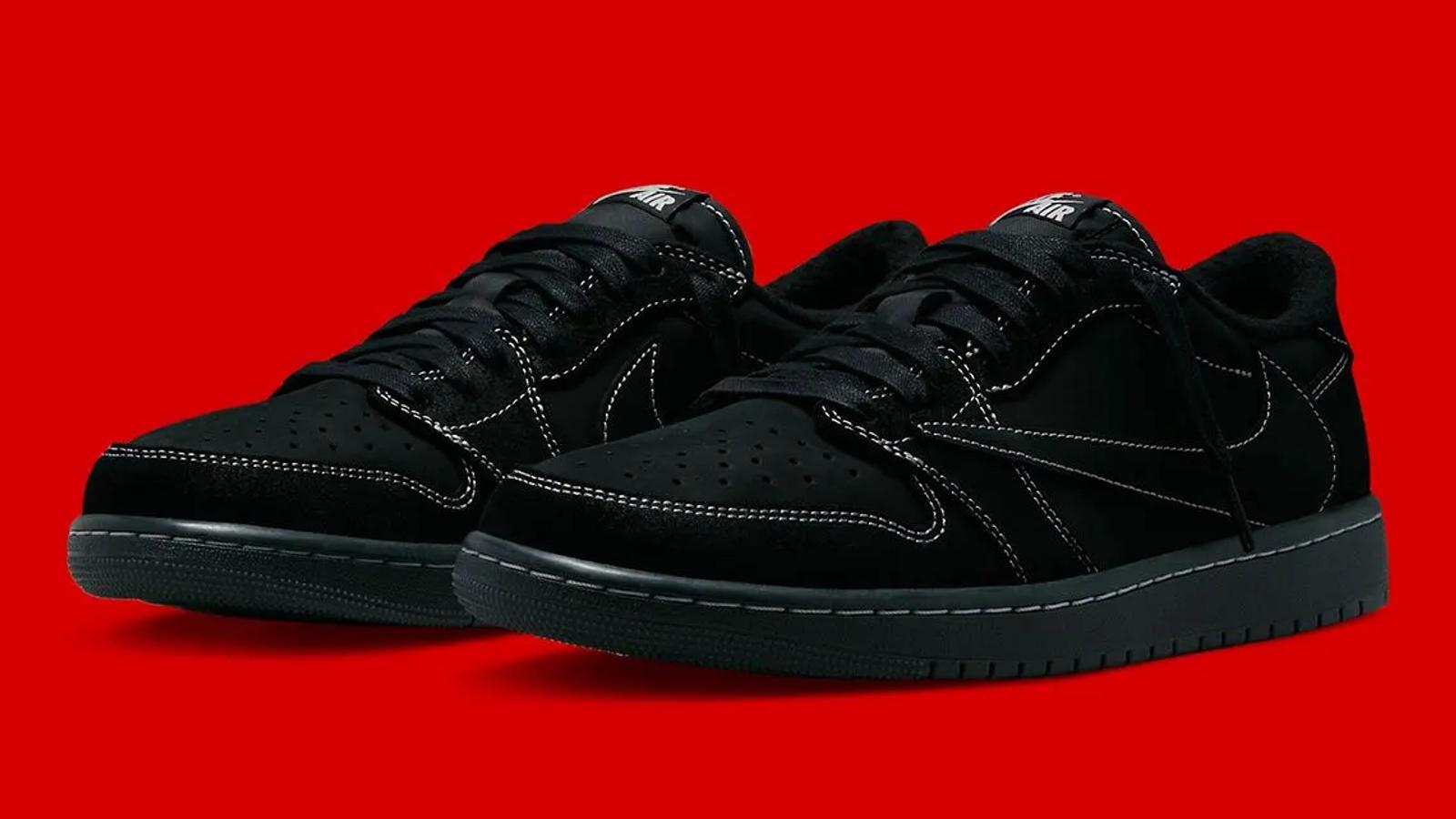 Air Jordan x Travis Scott 1 Low Black Phantom
