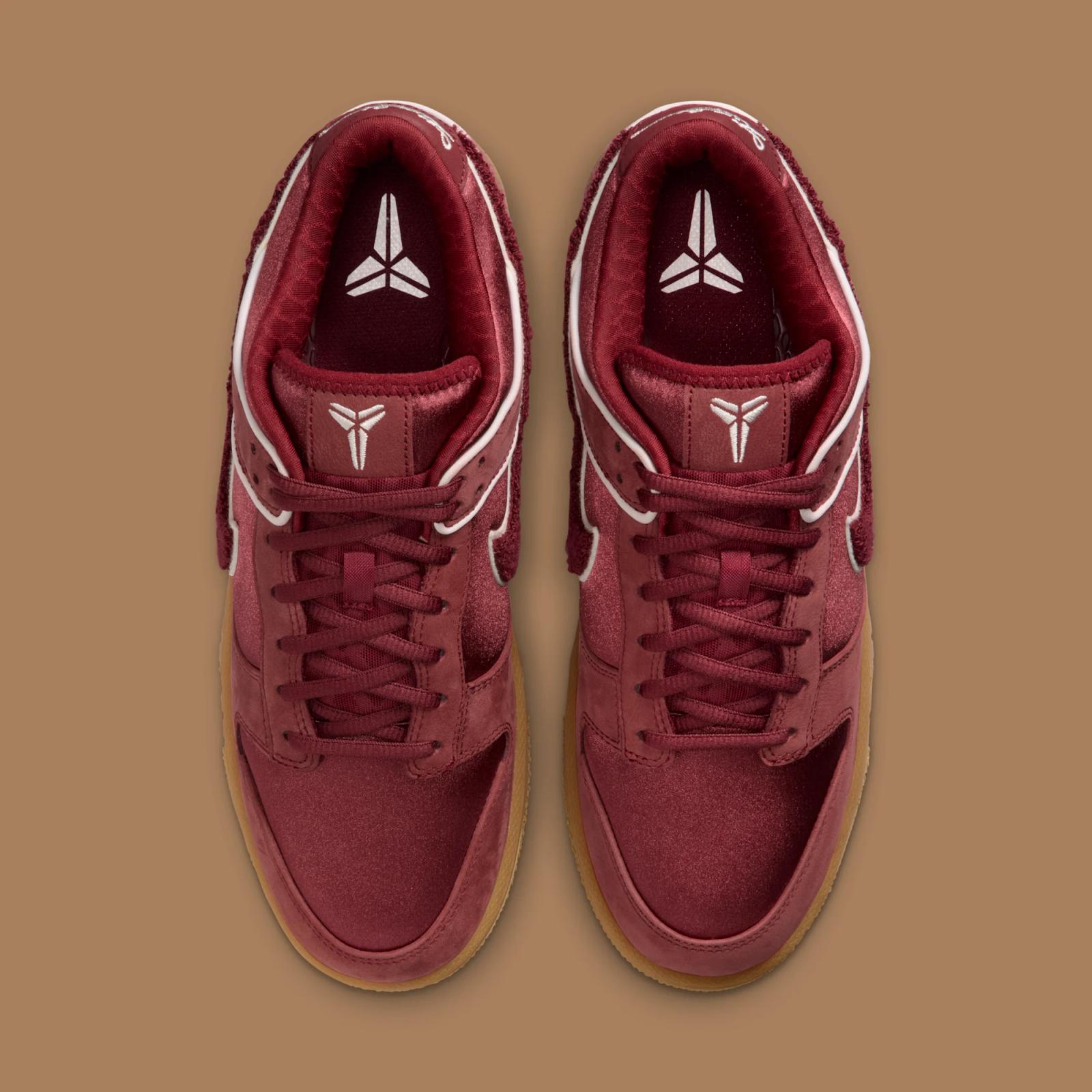 Kobe Bryant x Nike Dunk Low “Team Red & White” releasing in 2026