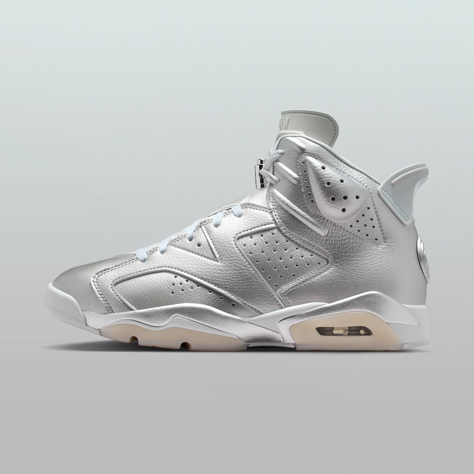 Paris Saint-Germain x Air Jordan 6 Retro “Metallic Silver”